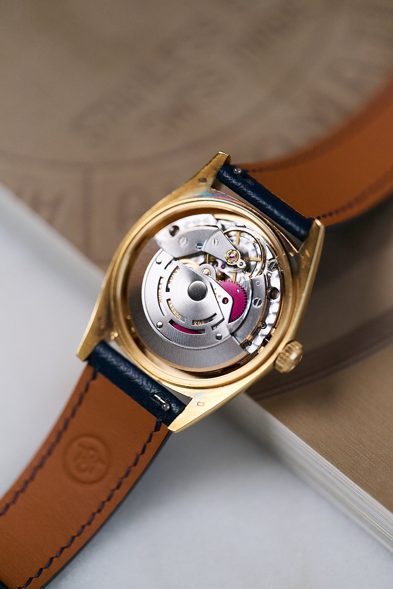 ROLEX DATEJUST 18K YELLOW GOLD 16018 'BUCKLEY DIAL'