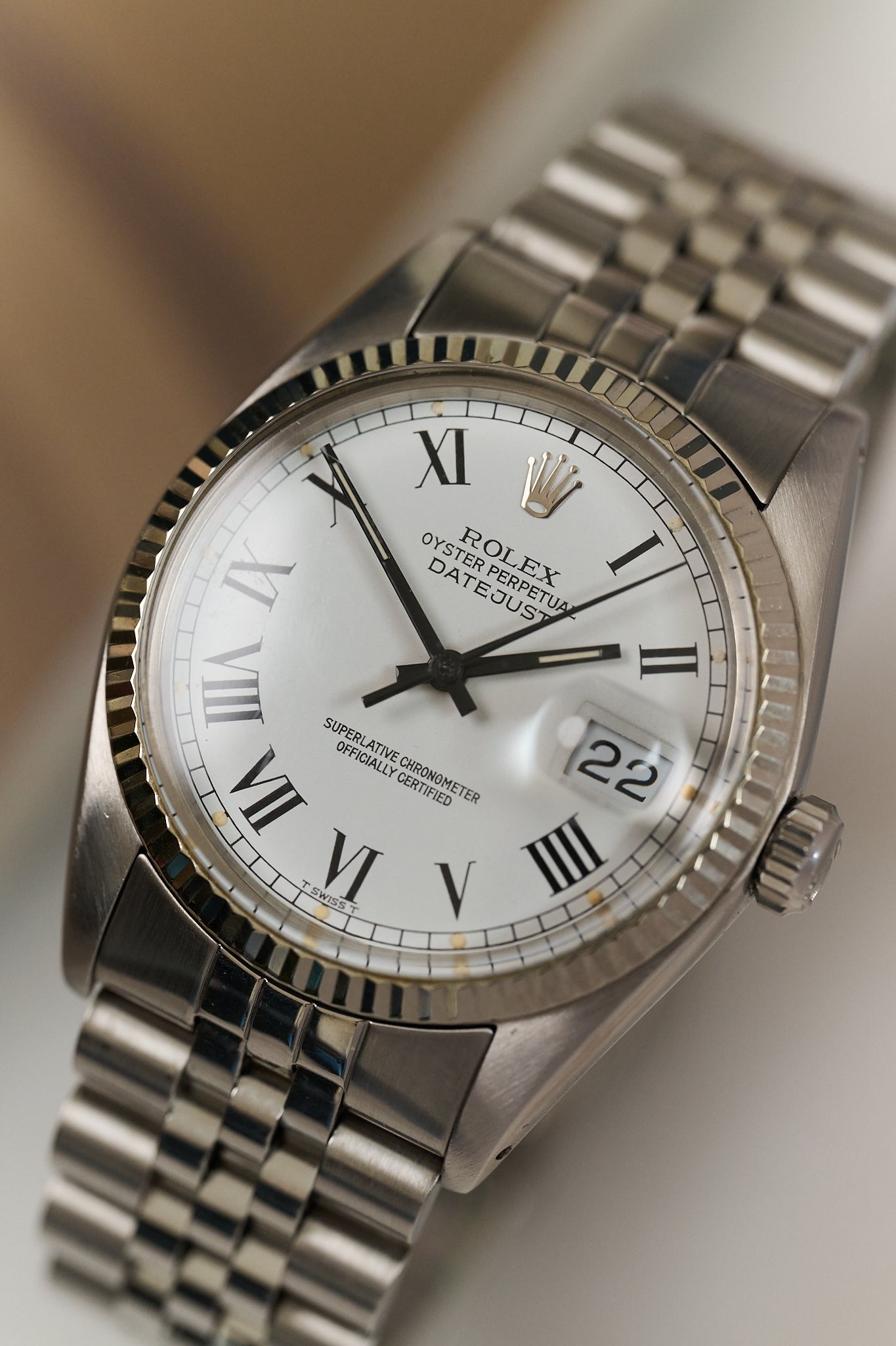 ROLEX DATEJUST 36 16014 'BUCKLEY DIAL'