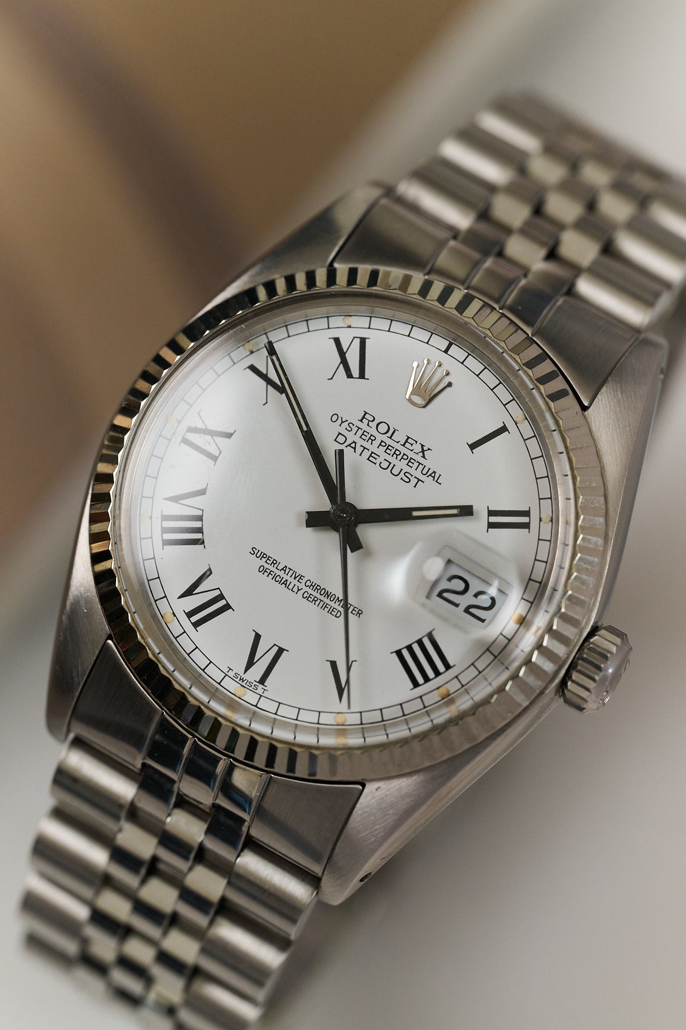 ROLEX DATEJUST 36 16014 'BUCKLEY DIAL'