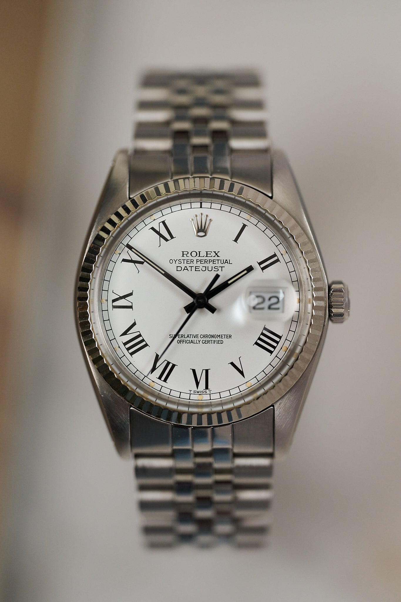 ROLEX DATEJUST 36 16014 'BUCKLEY DIAL'
