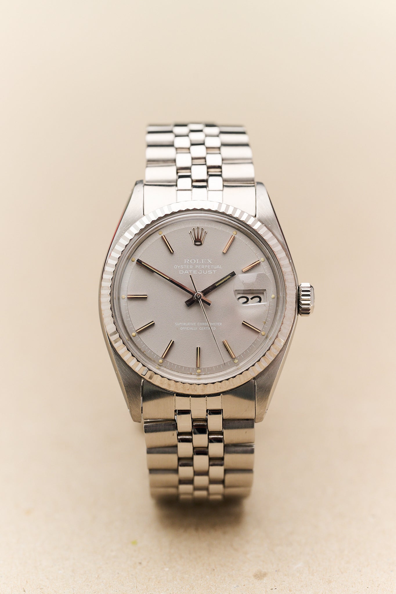 ROLEX DATEJUST 36 1601 'GHOST DIAL'