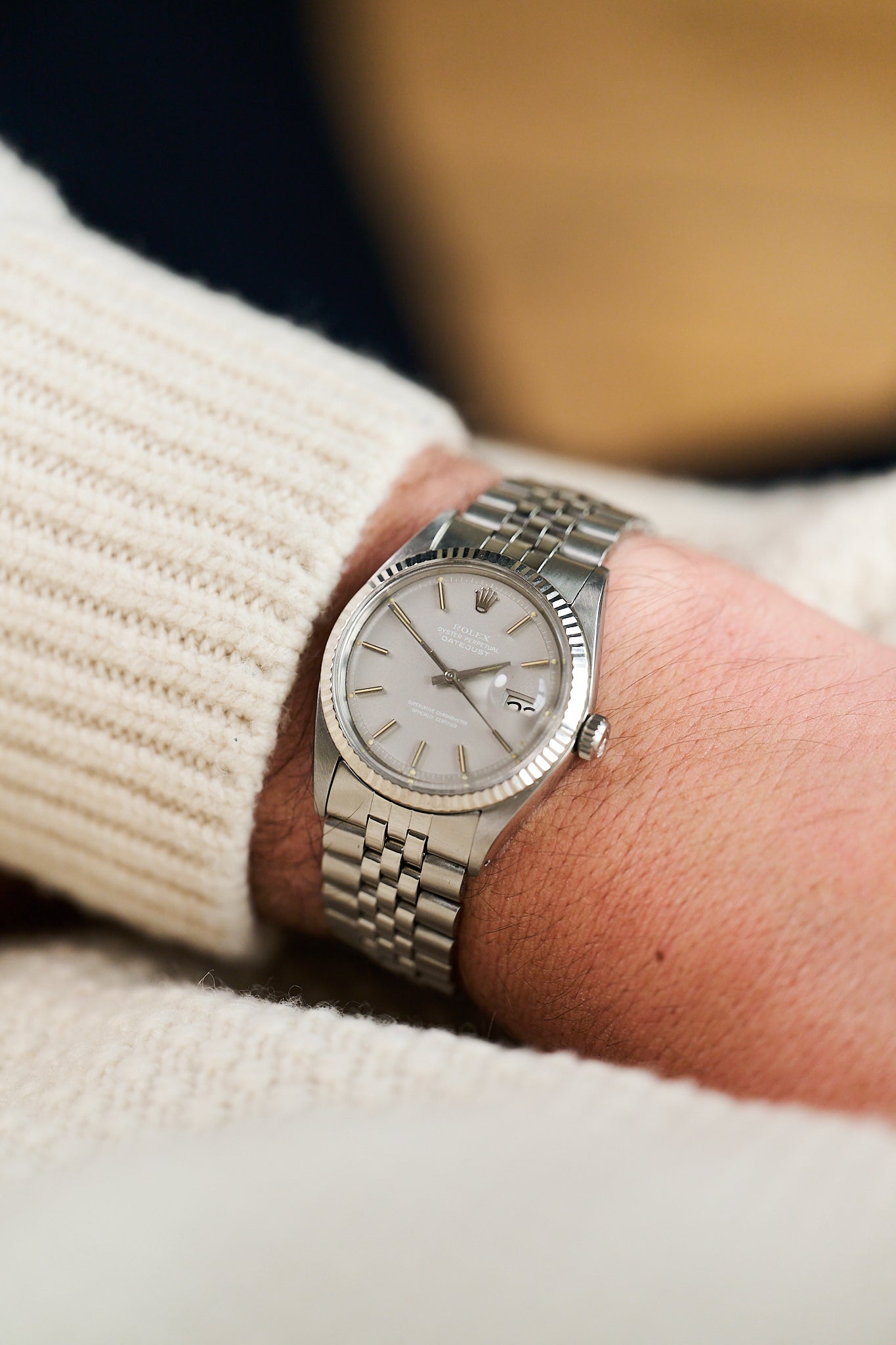 ROLEX DATEJUST 36 1601 'GHOST DIAL'