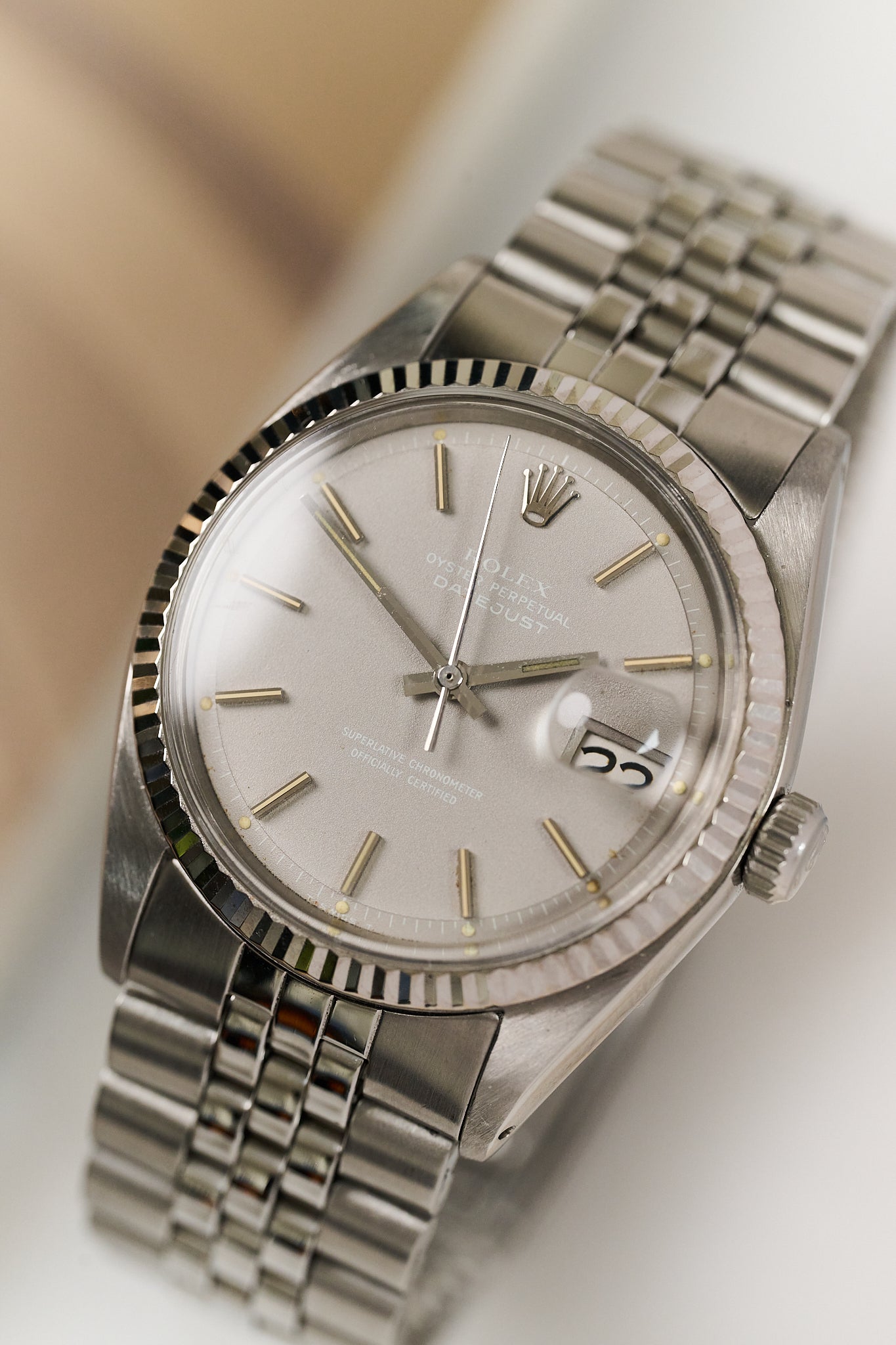 ROLEX DATEJUST 36 1601 'GHOST DIAL'