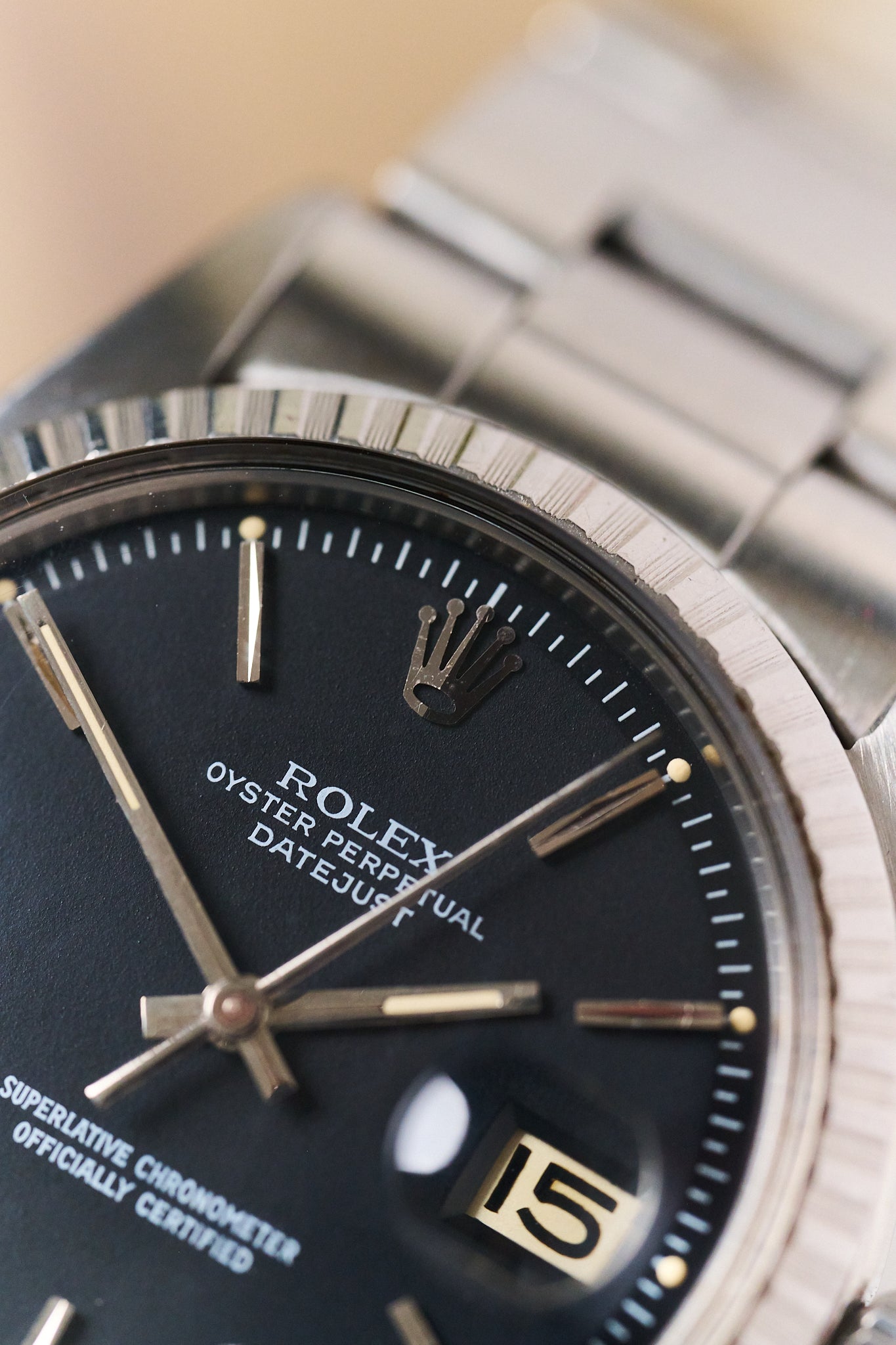 ROLEX DATEJUST 36 1603 'MATTE BLACK'