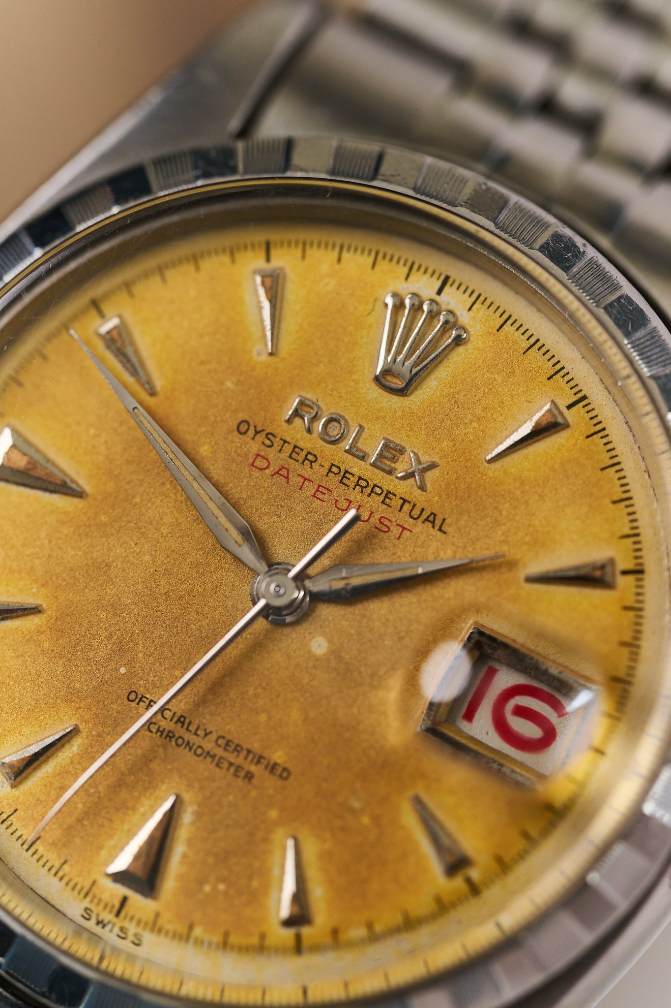 ROLEX DATEJUST 36 6305-2 'OVETTONE' TROPICAL DIAL