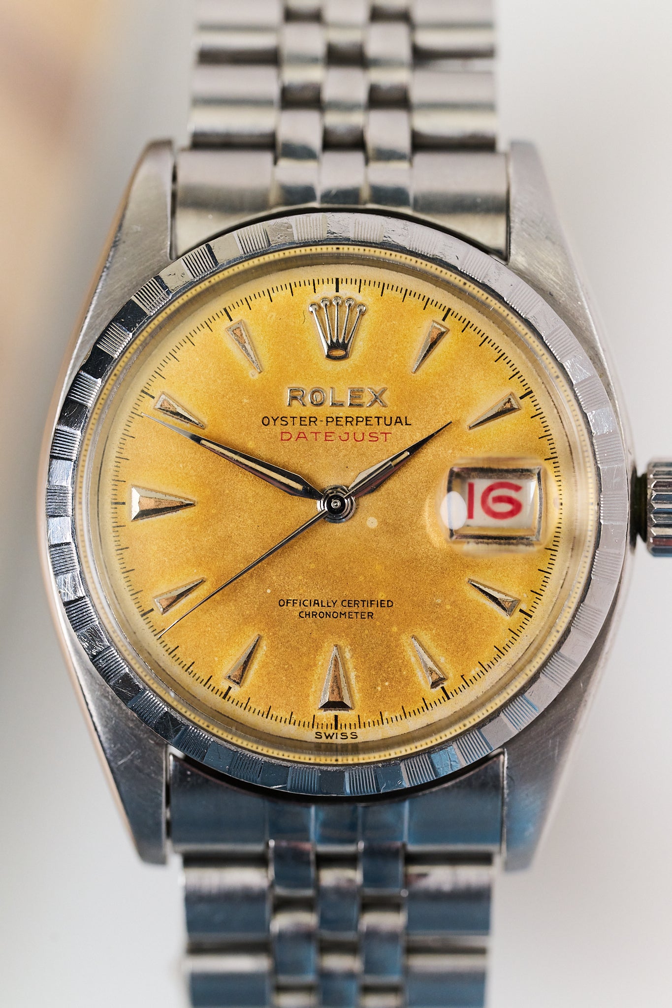 ROLEX DATEJUST 36 6305-2 'OVETTONE' TROPICAL DIAL