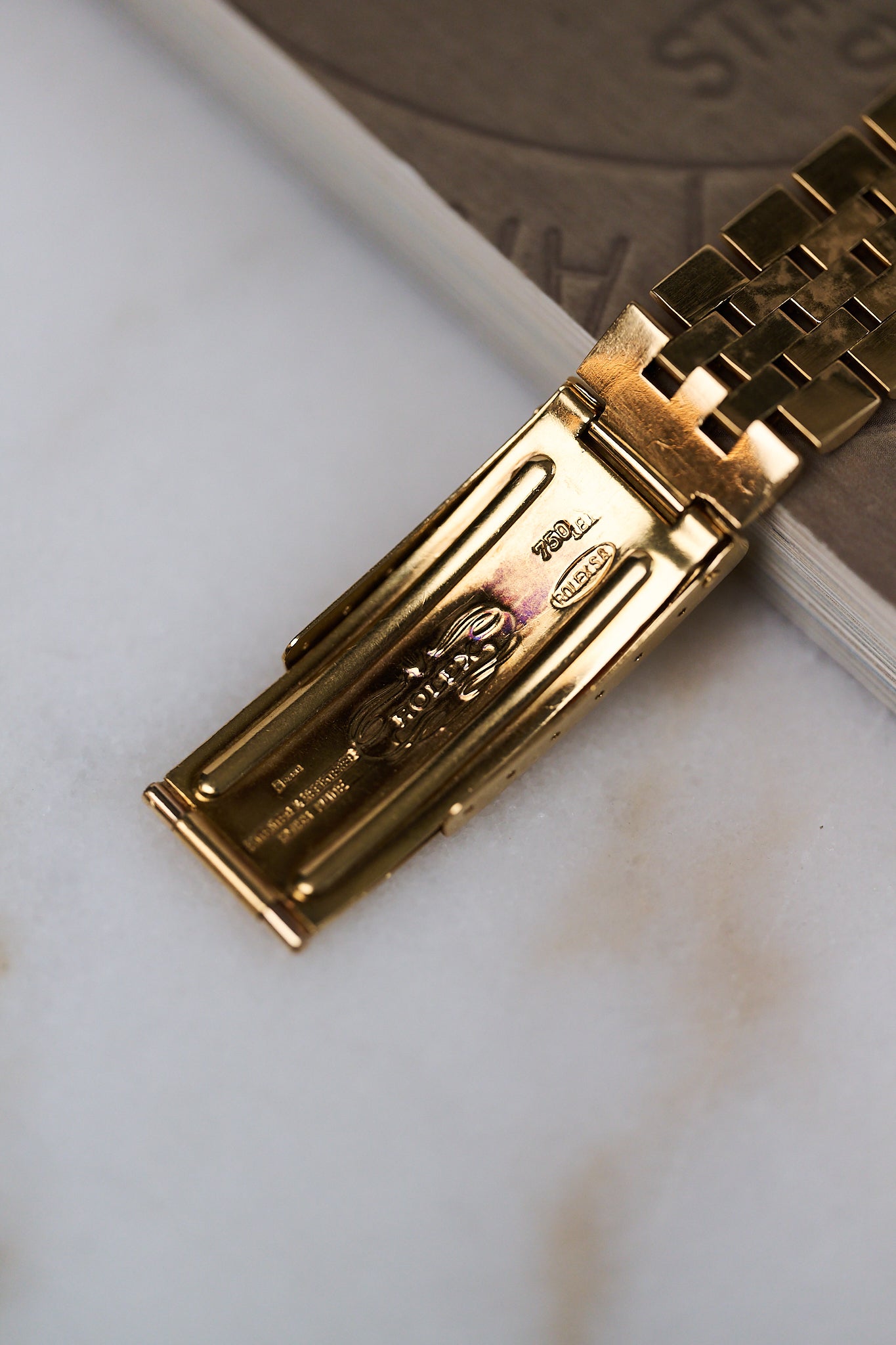 ROLEX DAY-DATE 1803 18K YELLOW GOLD 'CLAW MARKERS'