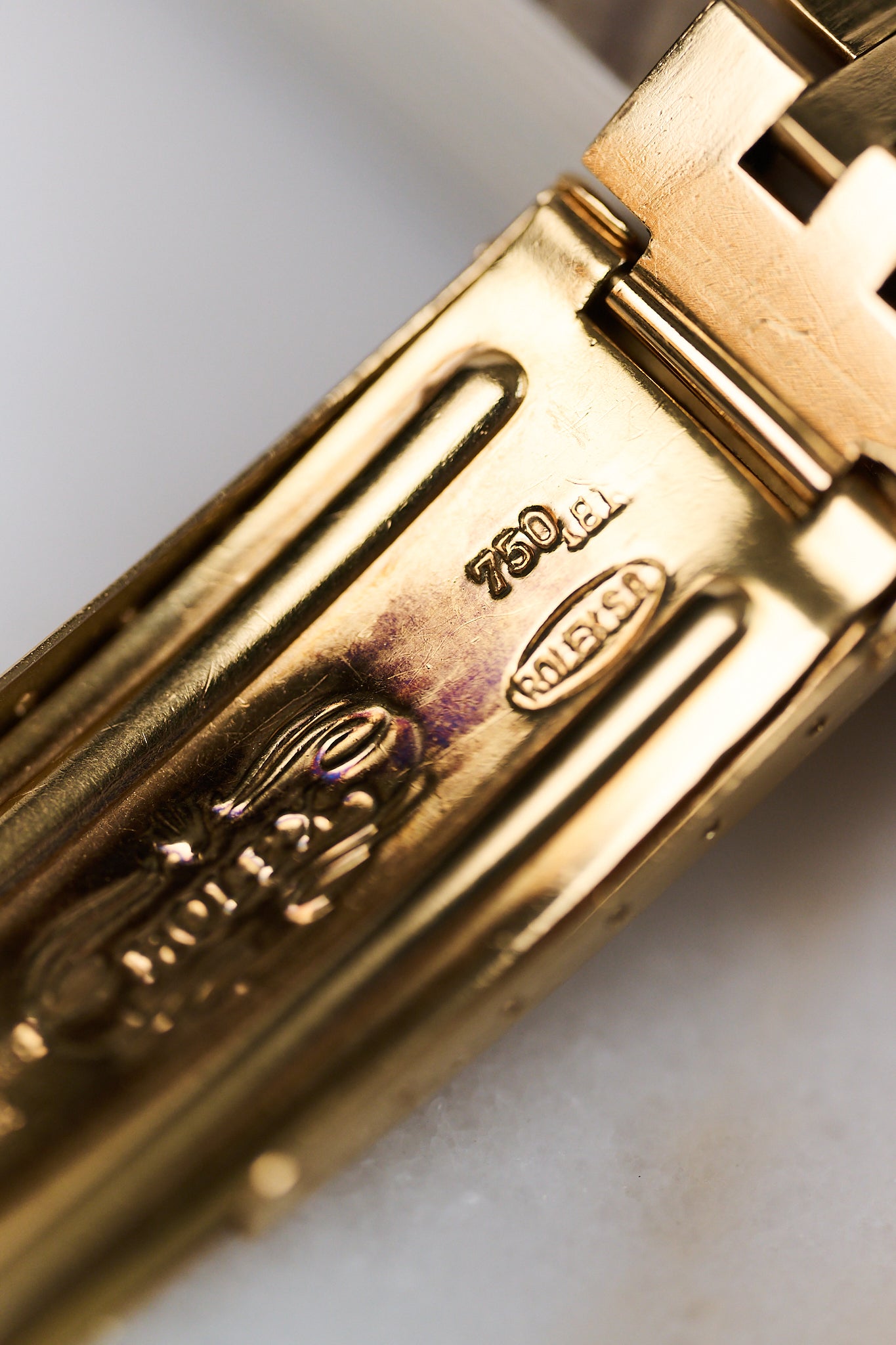 ROLEX DAY-DATE 1803 18K YELLOW GOLD 'CLAW MARKERS'