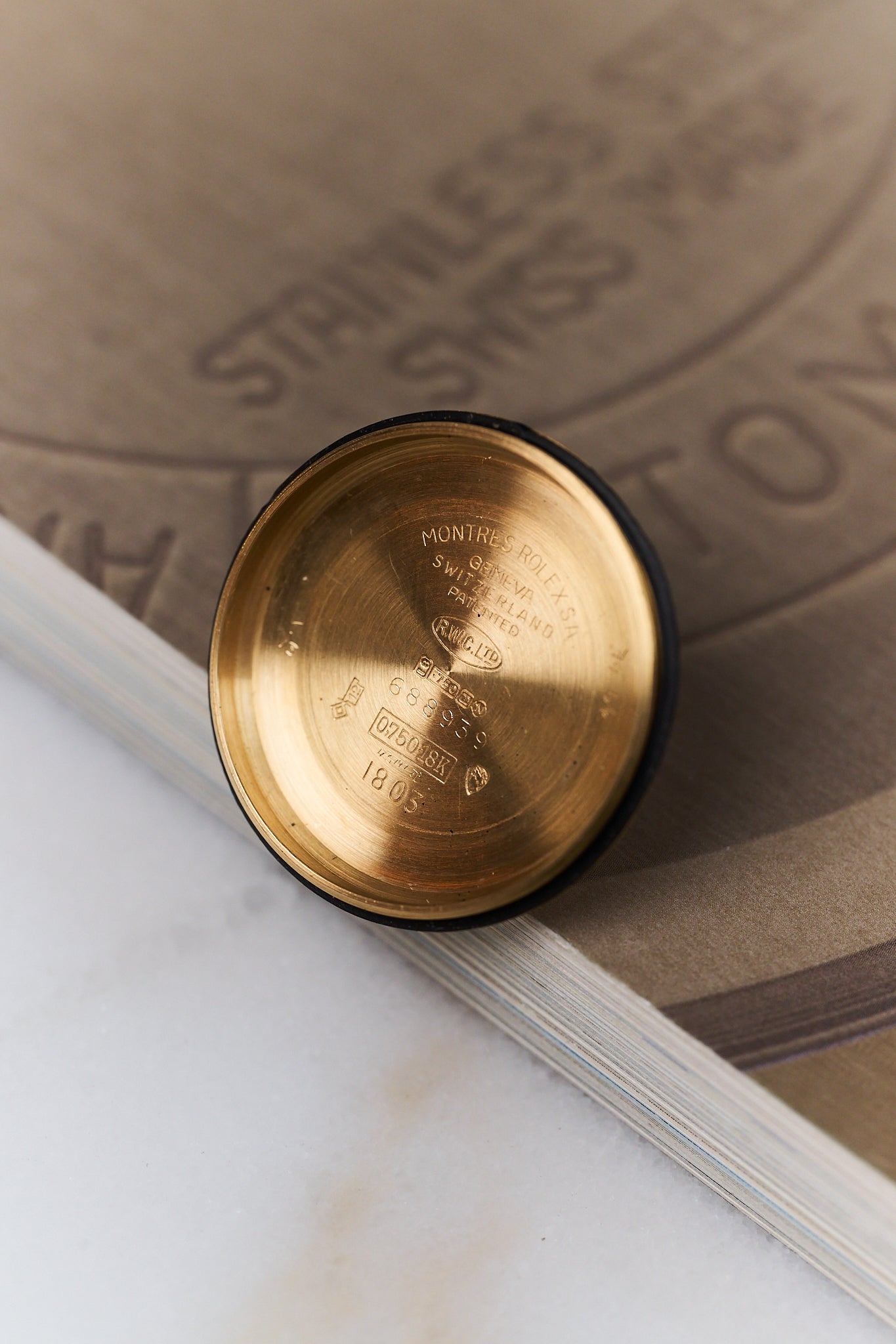 ROLEX DAY-DATE 1803 18K YELLOW GOLD 'CLAW MARKERS'