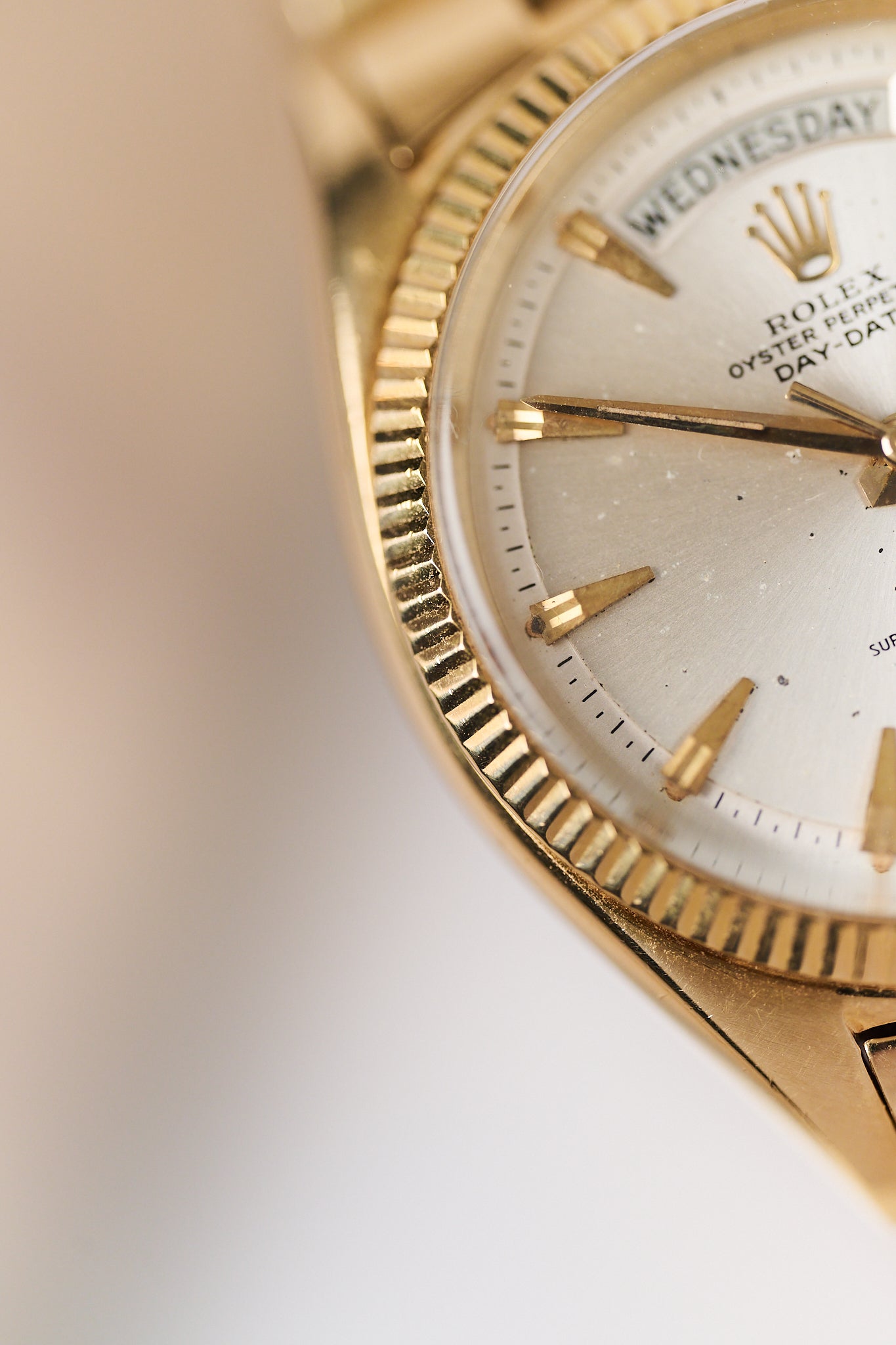 ROLEX DAY-DATE 1803 18K YELLOW GOLD 'CLAW MARKERS'