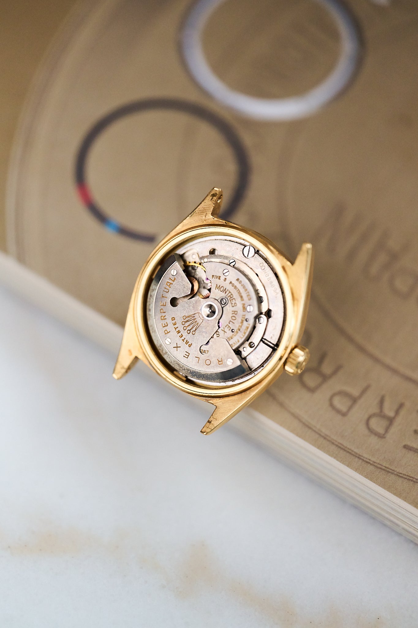 ROLEX DAY-DATE 6611 18K ROSE GOLD 'RED DEPTH' OVETTONE
