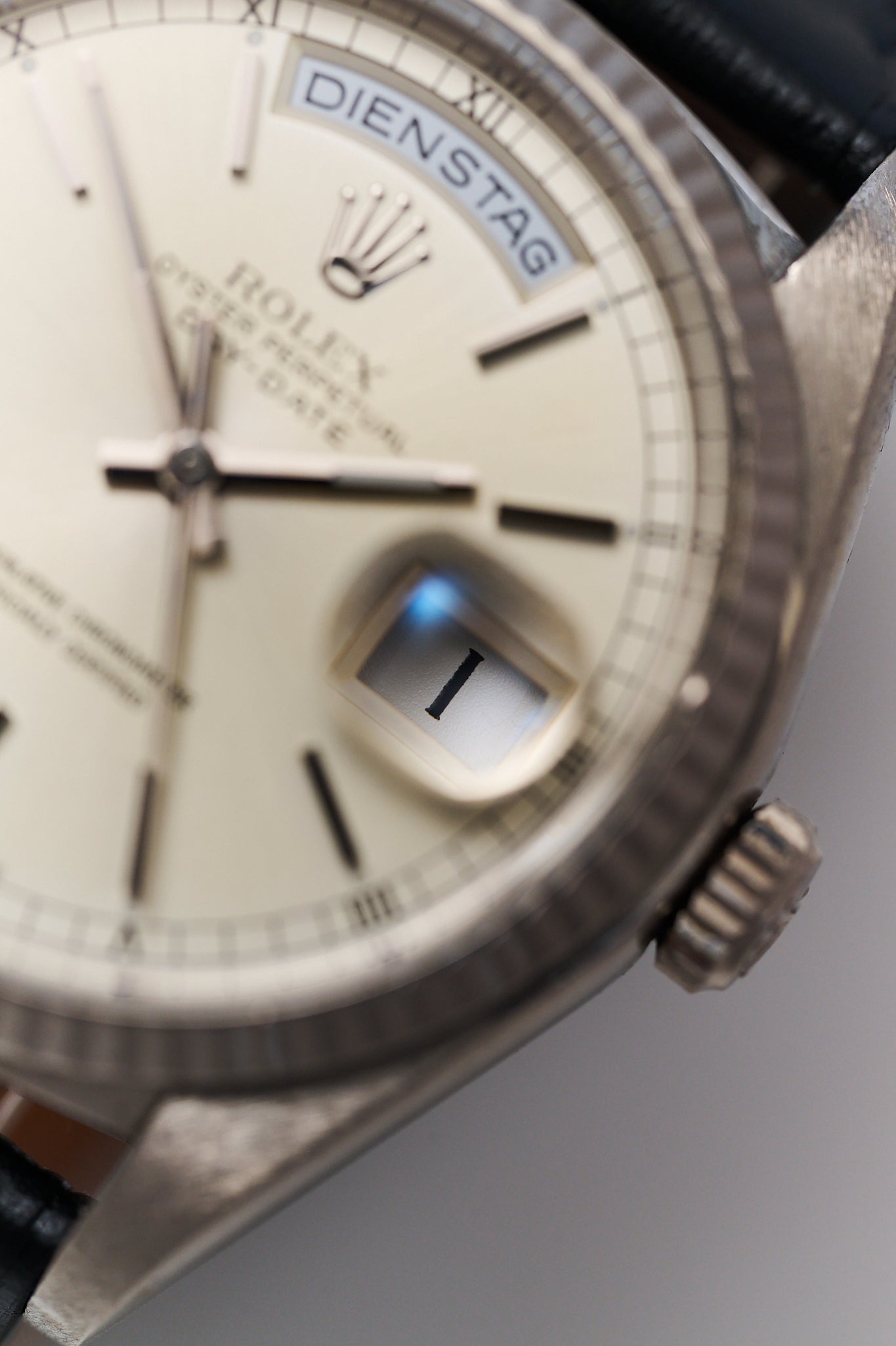 ROLEX DAY DATE 18039 '18K WHITE GOLD'