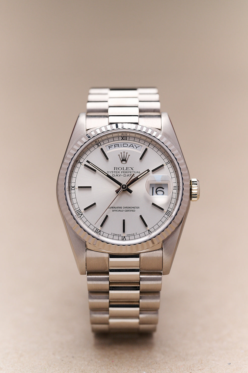 ROLEX DAY DATE 18239 18K WHITE GOLD
