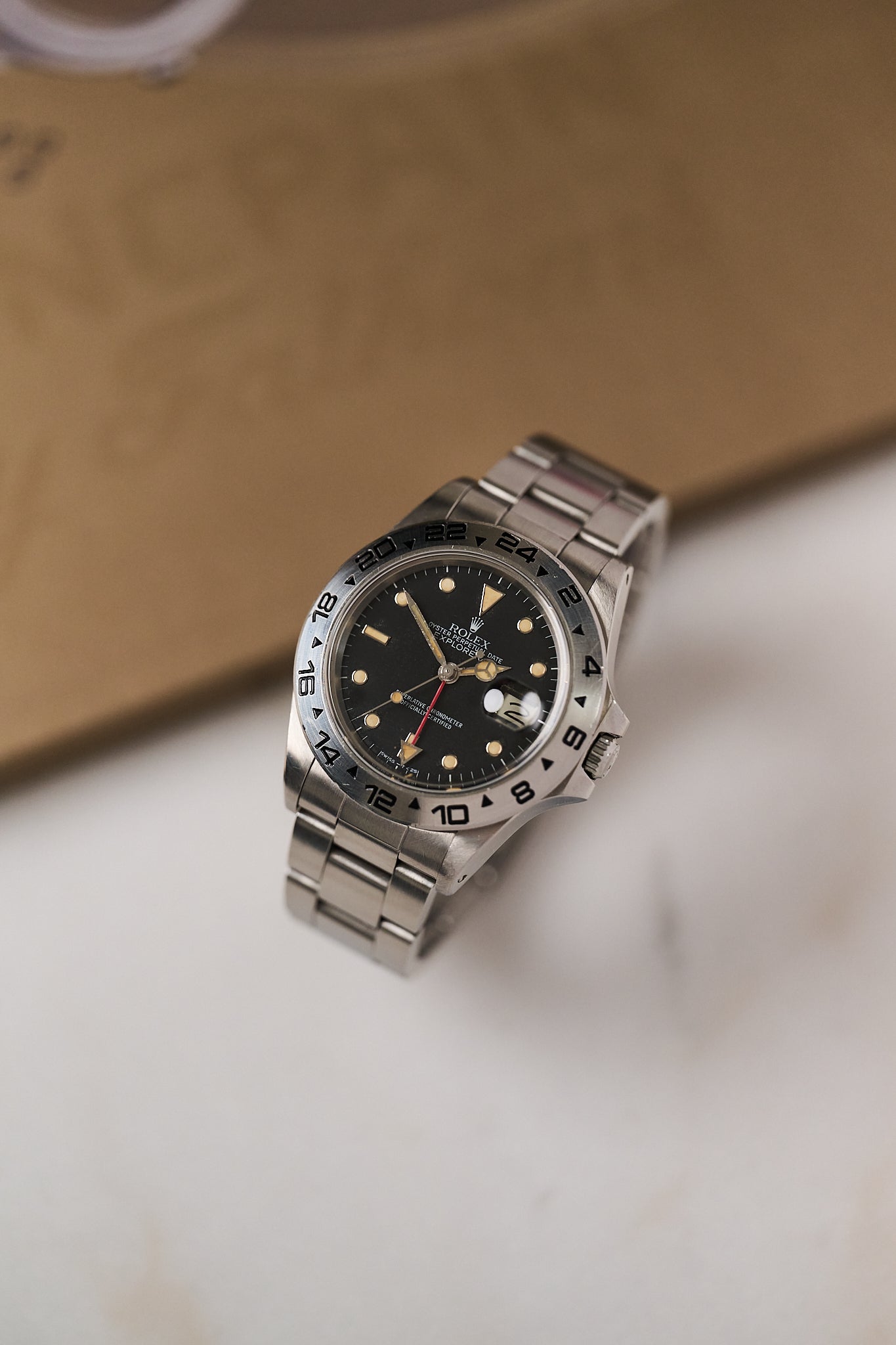 ROLEX EXPLORER II 16550 BLACK 'WGS'