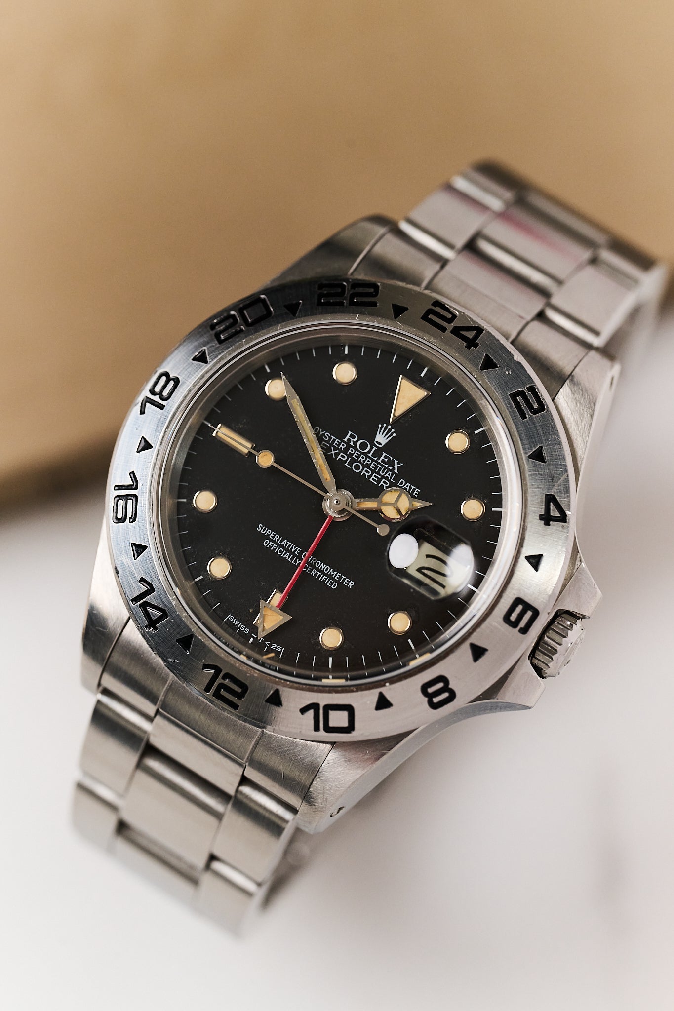 ROLEX EXPLORER II 16550 BLACK 'WGS'