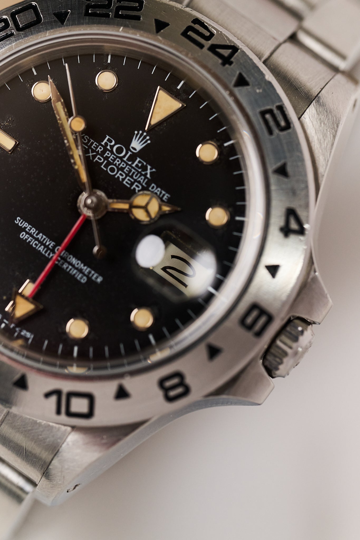 ROLEX EXPLORER II 16550 BLACK 'WGS'