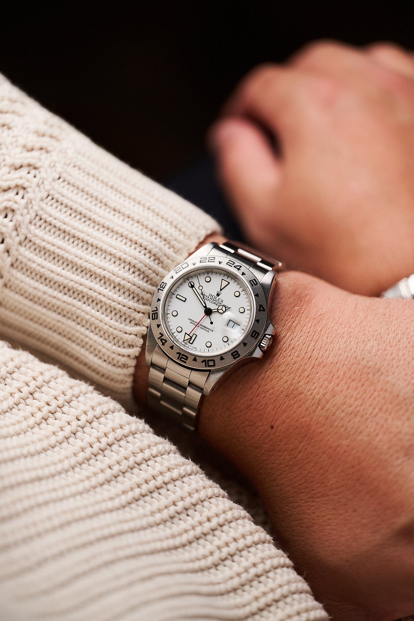 ROLEX EXPLORER II 16550 'SATIN CHICCHI DI MAIS'