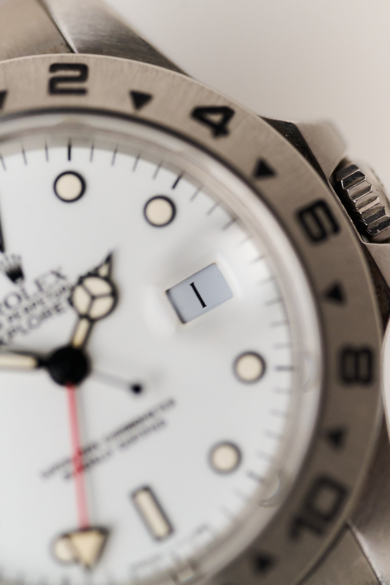 ROLEX EXPLORER II 16550 'SATIN CHICCHI DI MAIS'