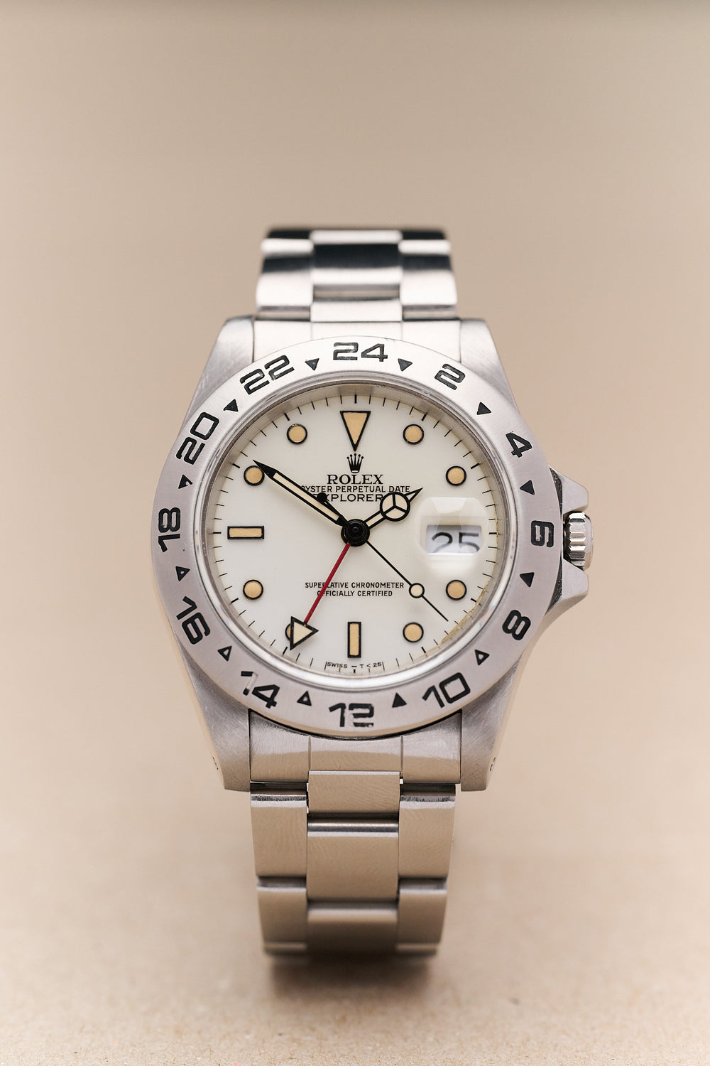 ROLEX EXPLORER II 16550 'CREAM CHICCHI DI MAIS'