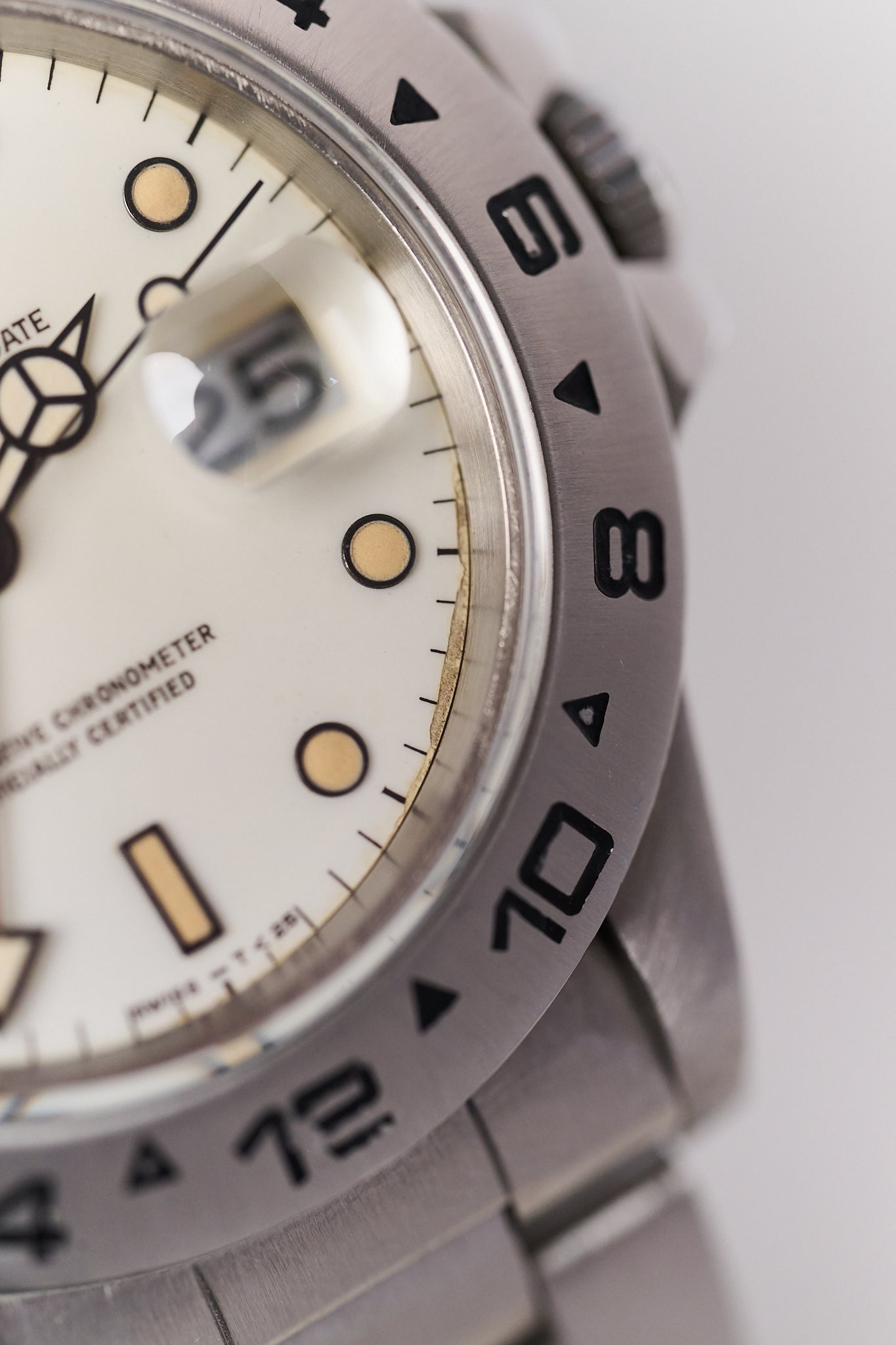 ROLEX EXPLORER II 16550 'CREAM CHICCHI DI MAIS'