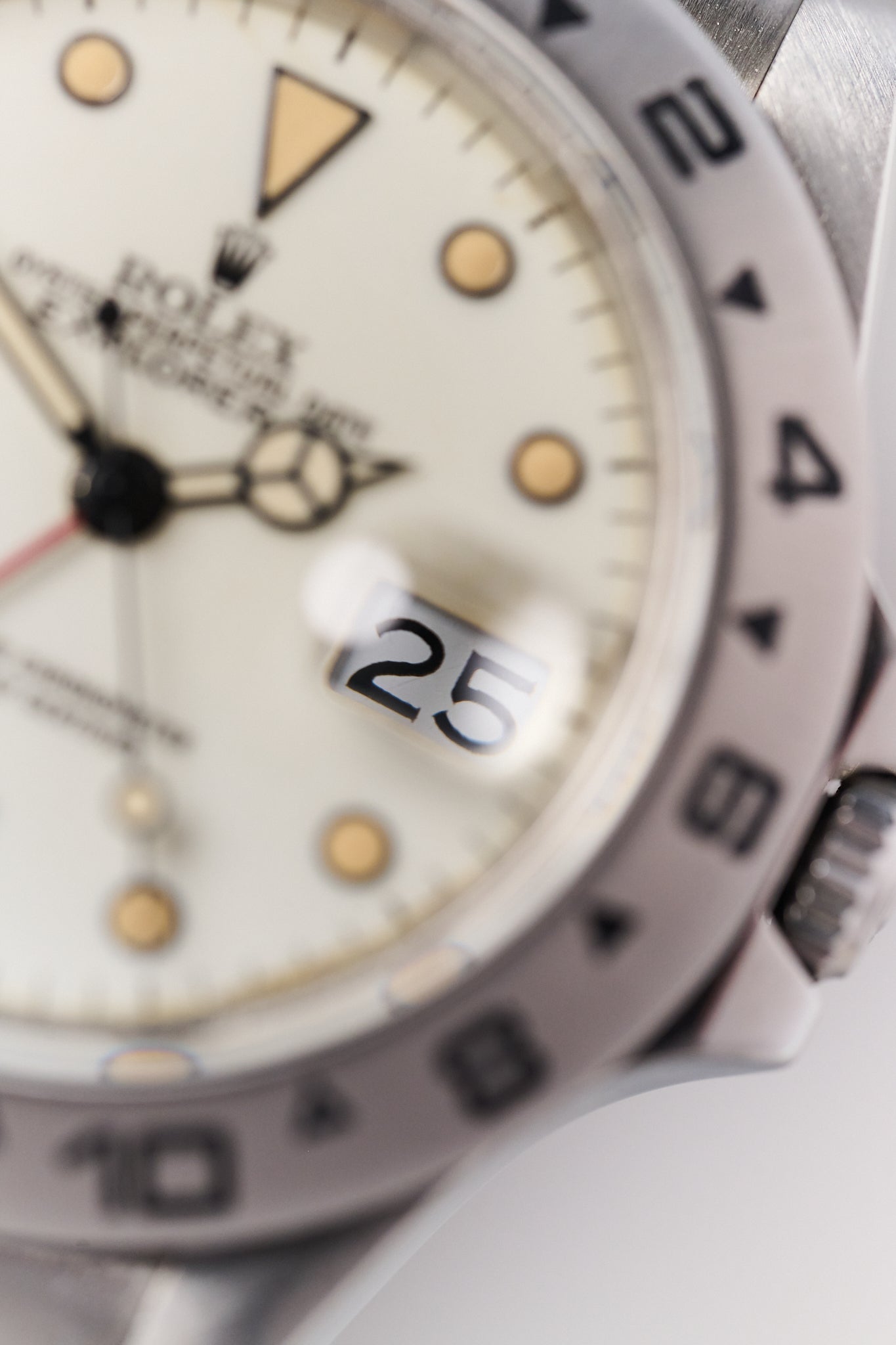 ROLEX EXPLORER II 16550 'CREAM CHICCHI DI MAIS'