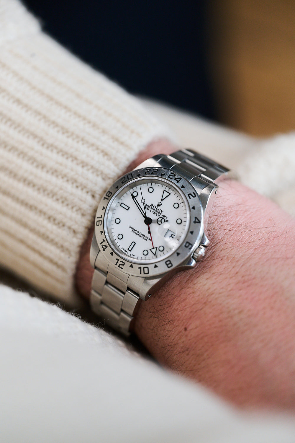 ROLEX EXPLORER II 16570 POLAR 'TRITINOVA' FULL SET