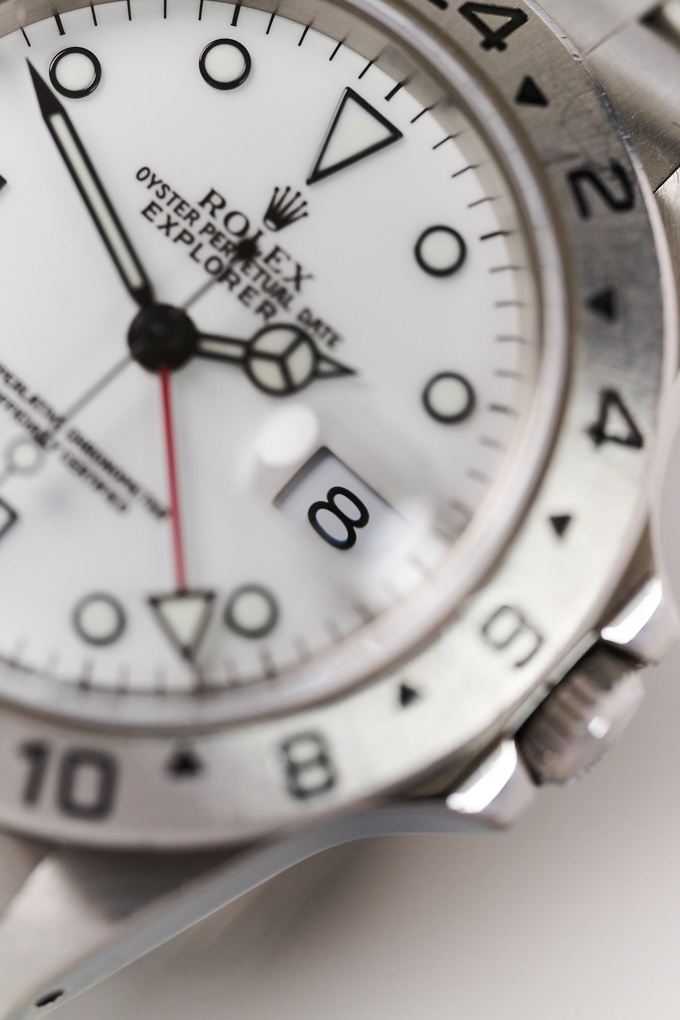 ROLEX EXPLORER II 16570 POLAR 'TRITINOVA' FULL SET