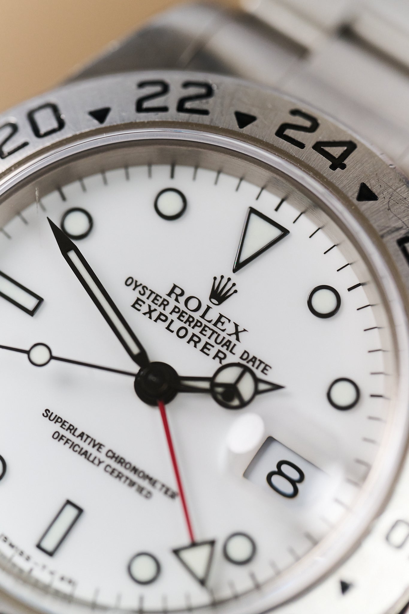 ROLEX EXPLORER II 16570 POLAR 'TRITINOVA' FULL SET
