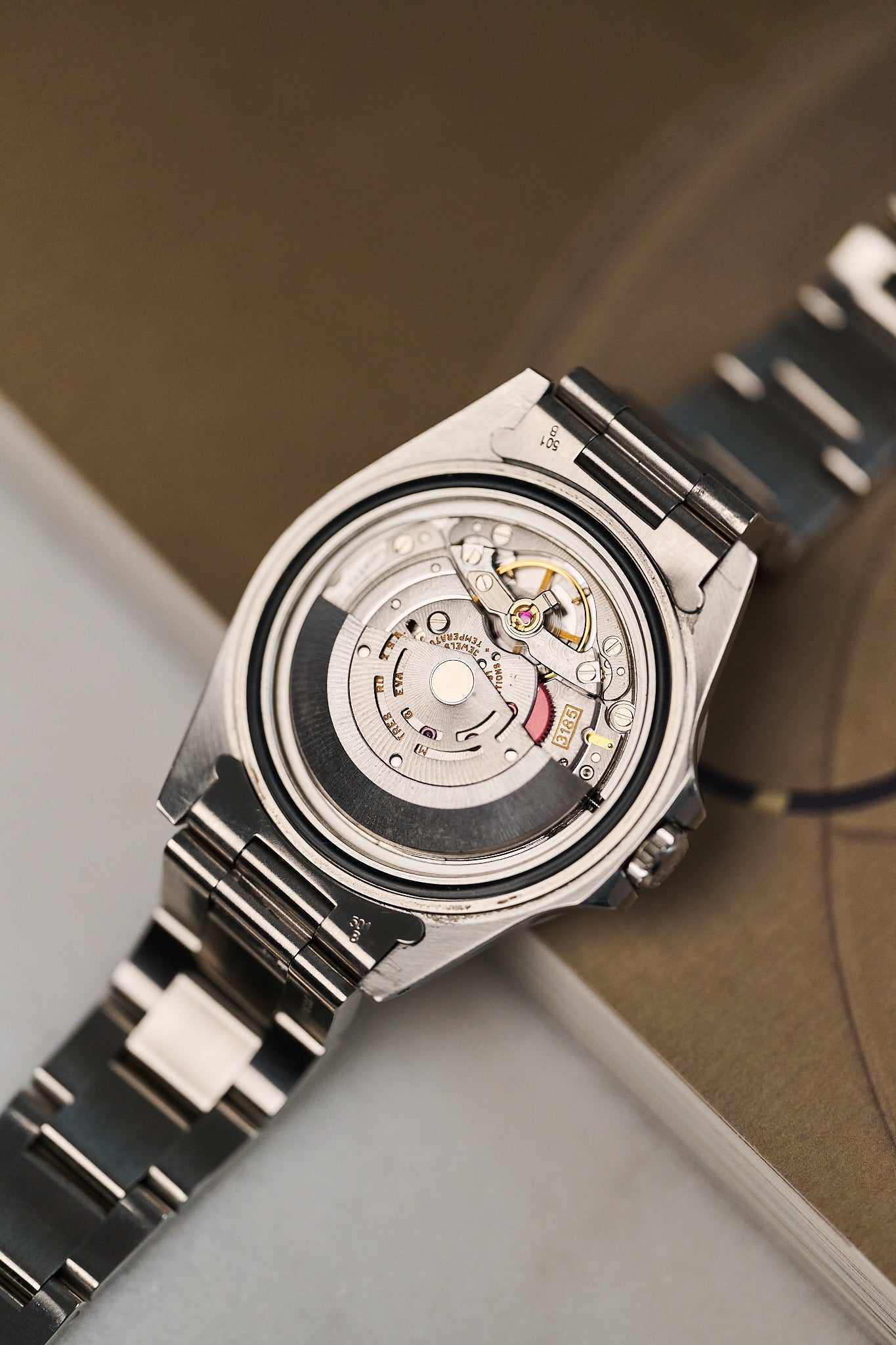 ROLEX EXPLORER II 16570 'BLACK TRITIUM DIAL'