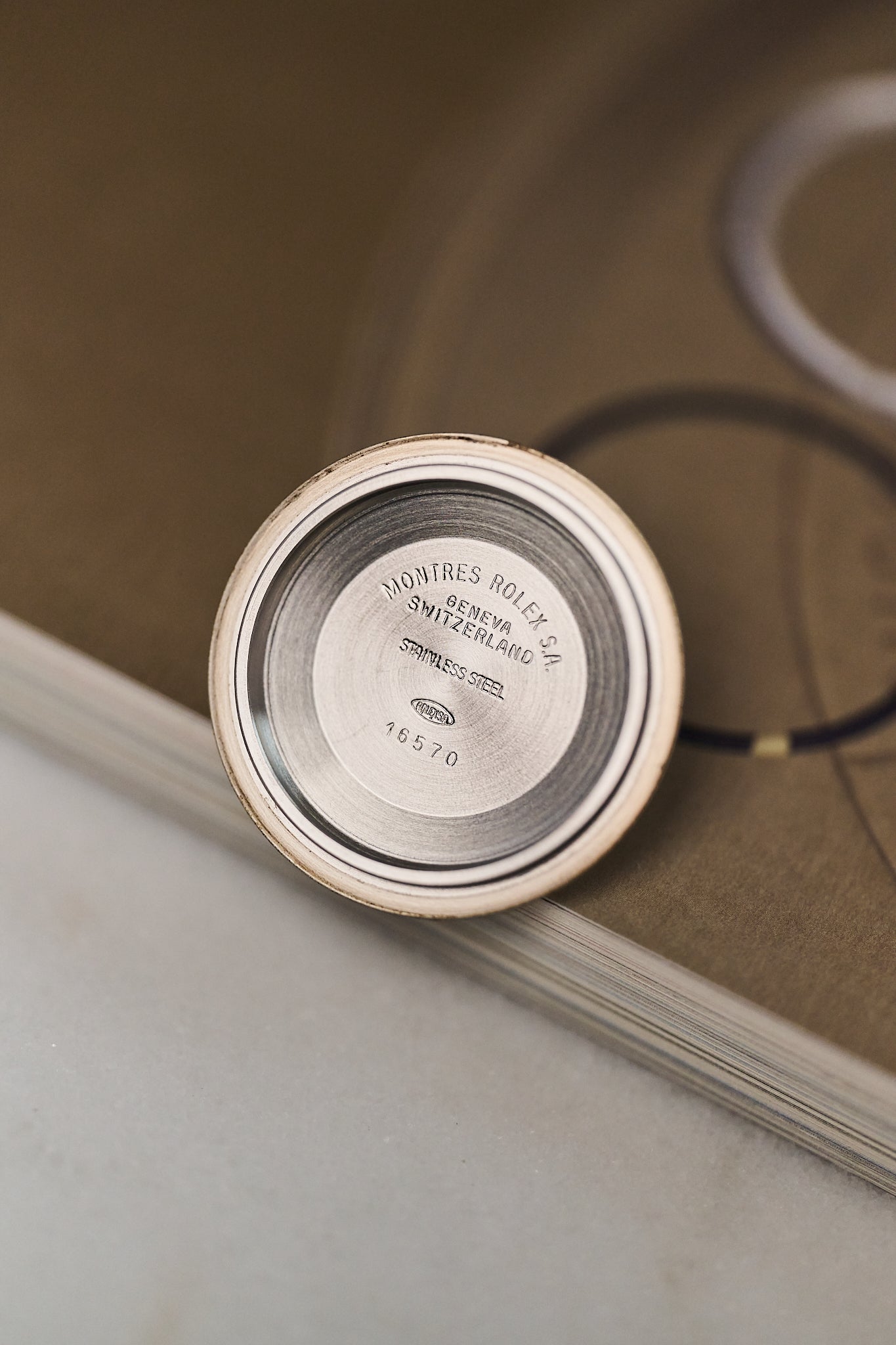 ROLEX EXPLORER II 16570 'BLACK TRITIUM DIAL'