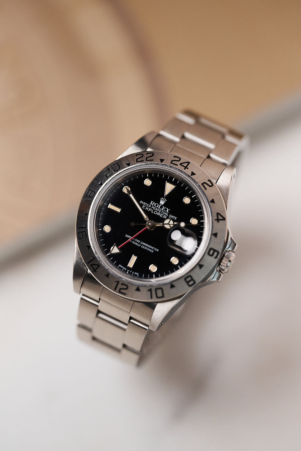 ROLEX EXPLORER II 16570 'BLACK TRITIUM DIAL'