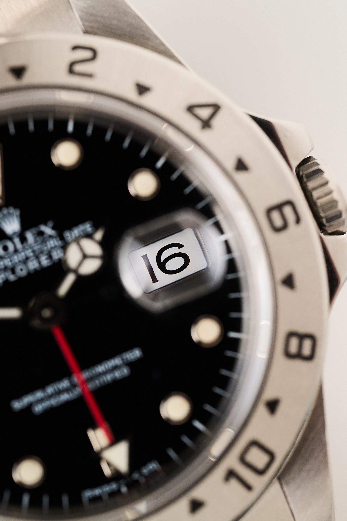 ROLEX EXPLORER II 16570 'BLACK TRITIUM DIAL'