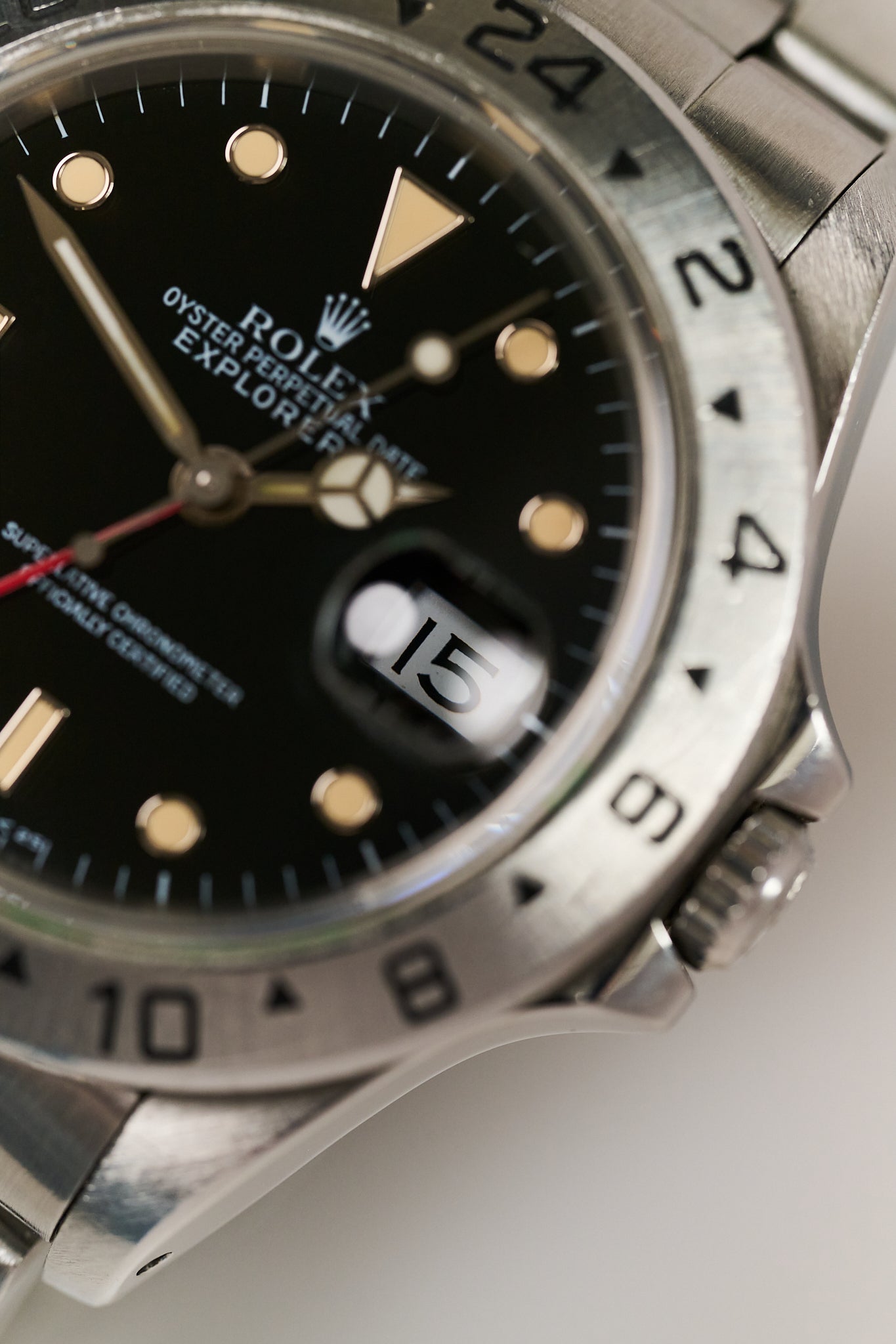 ROLEX EXPLORER II 16570 'BLACK TRITIUM DIAL'