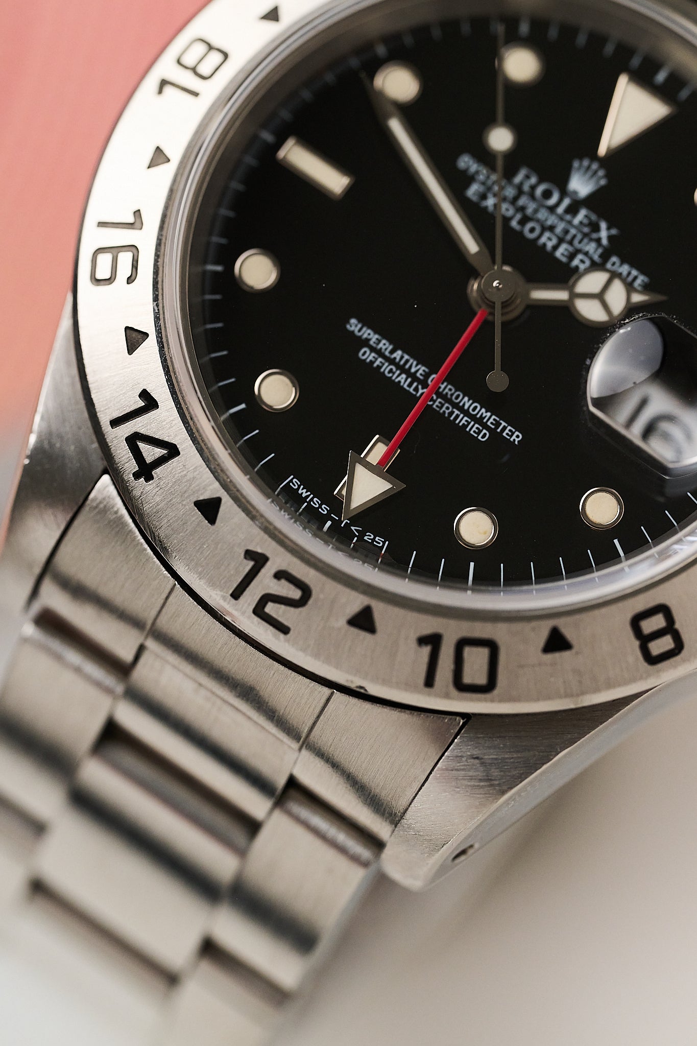 ROLEX EXPLORER II 16570 'BLACK TRITIUM DIAL'