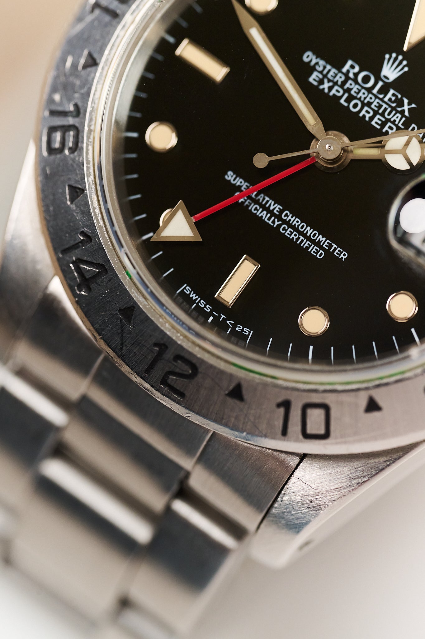 ROLEX EXPLORER II 16570 'BLACK TRITIUM DIAL'