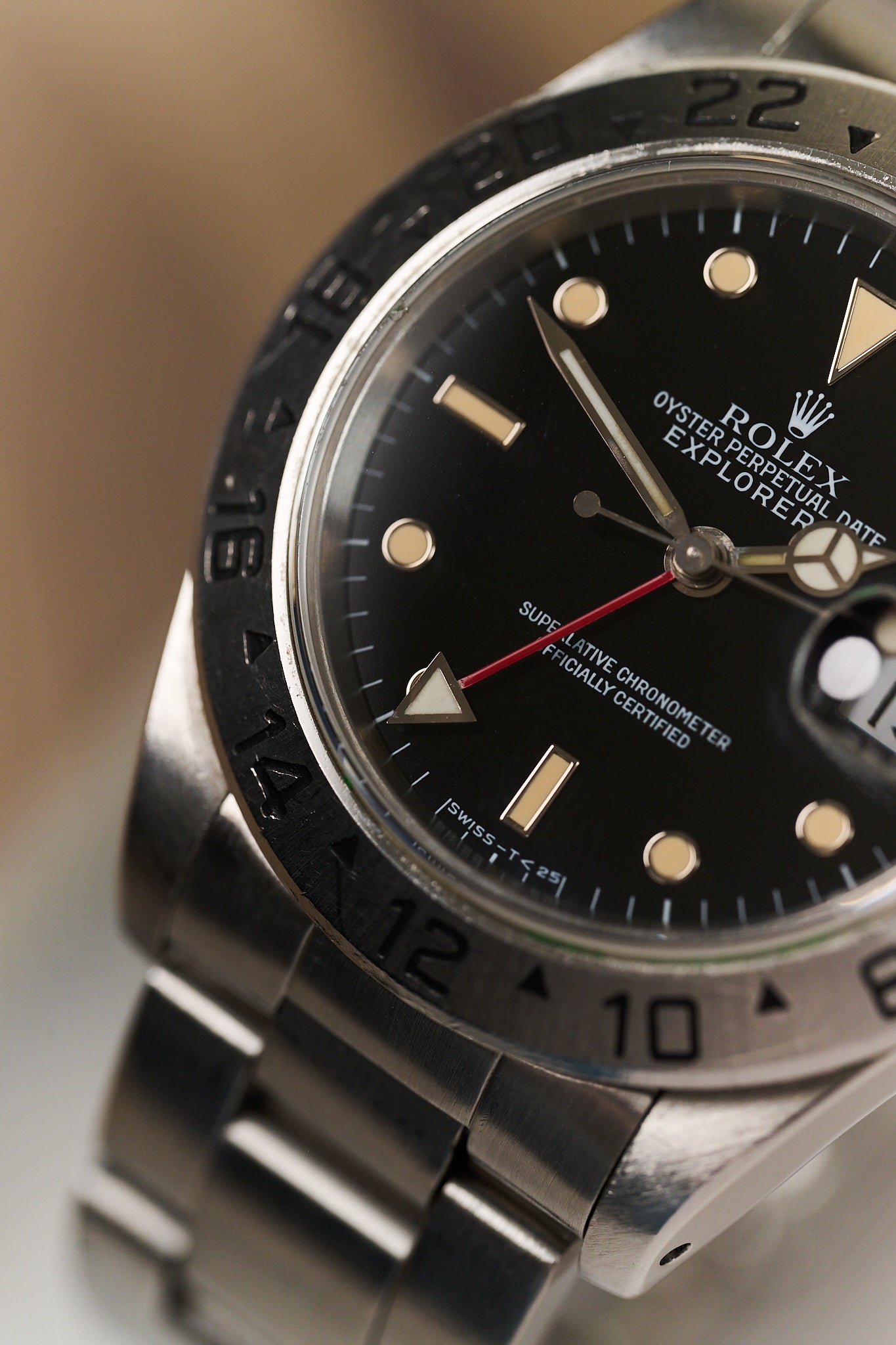 ROLEX EXPLORER II 16570 'BLACK TRITIUM DIAL'