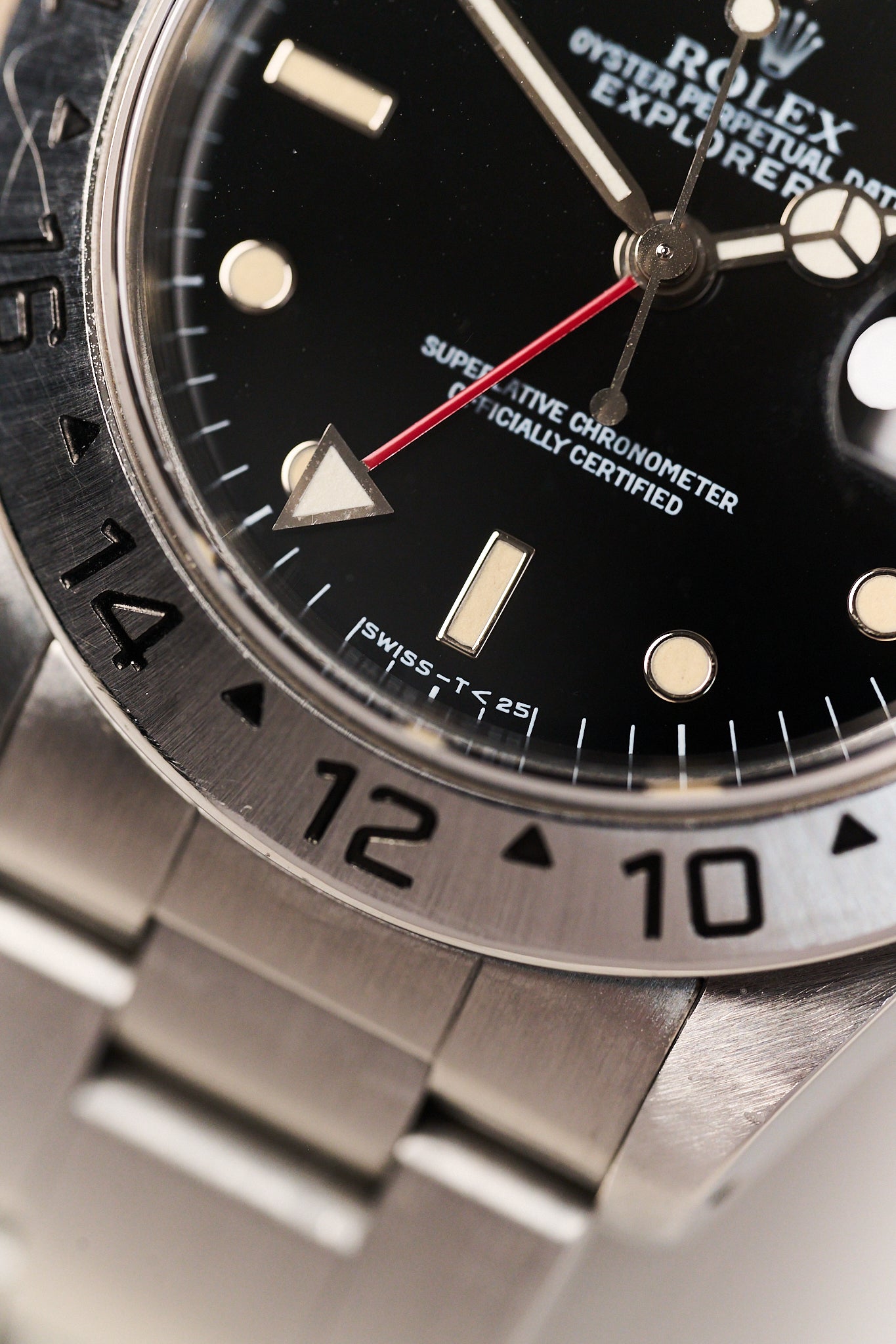 ROLEX EXPLORER II 16570 'BLACK TRITIUM DIAL'