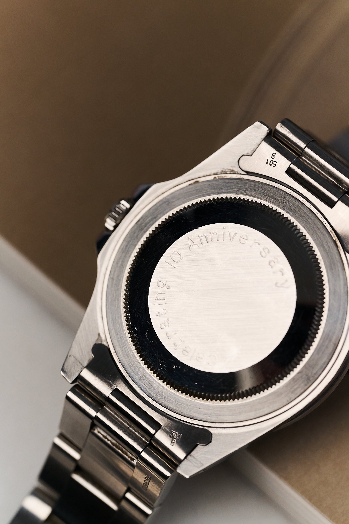 ROLEX EXPLORER II 16570 'BLACK TRITIUM DIAL'