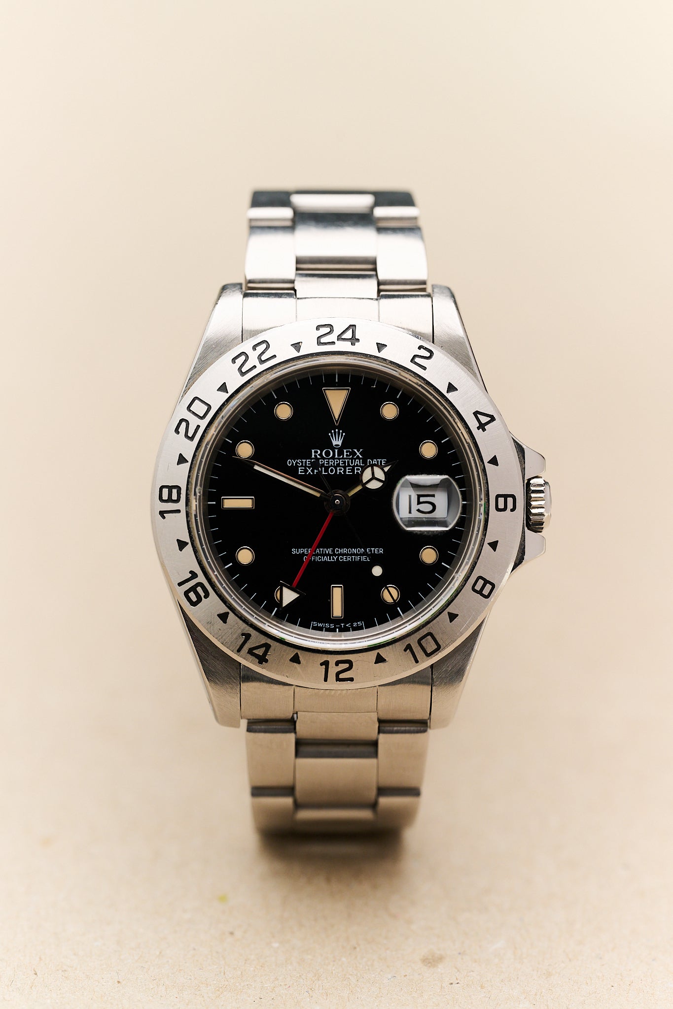 ROLEX EXPLORER II 16570 'BLACK TRITIUM DIAL'