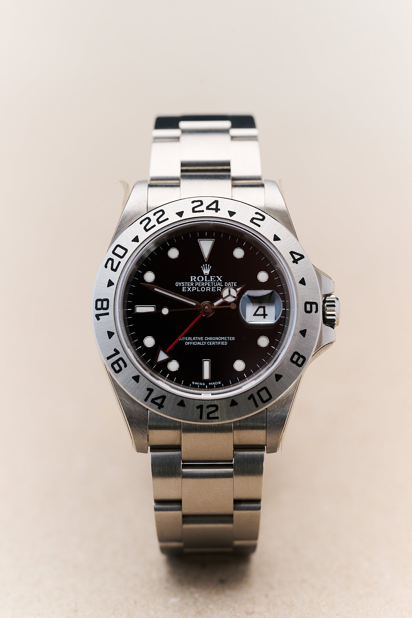 ROLEX EXPLORER II 16570 'BLACK' NOS FULL SET