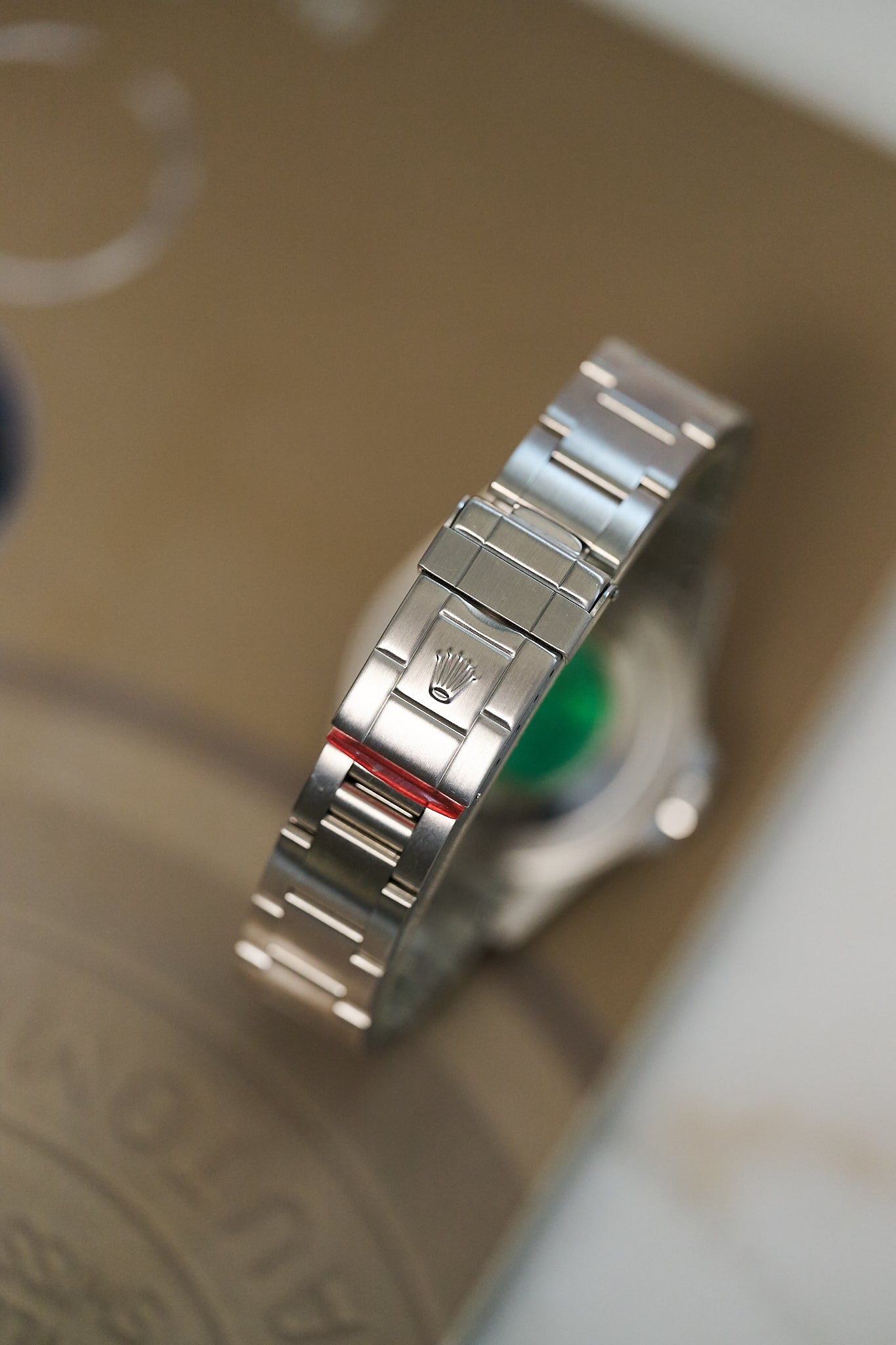 ROLEX EXPLORER II 16570 'BLACK' NOS FULL SET