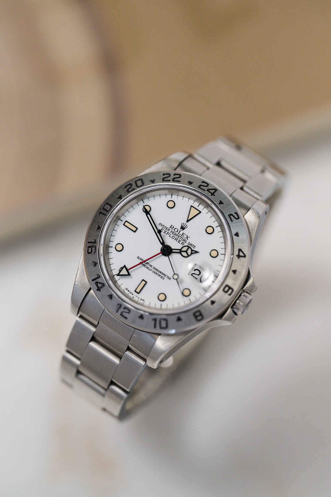 ROLEX EXPLORER II 16570 'CHICCHI DI MAIS' FULL SET