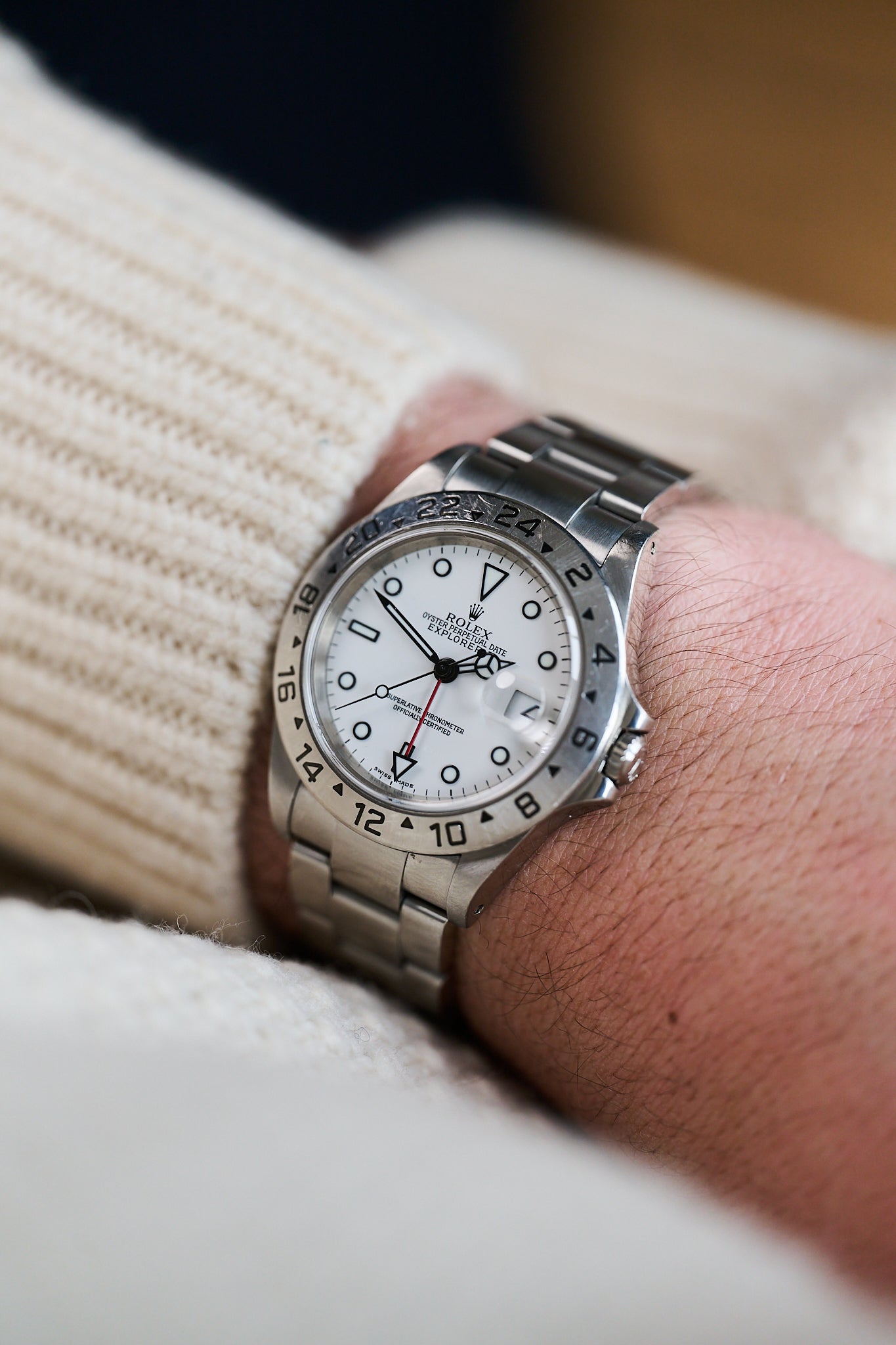 ROLEX EXPLORER II 16570 'POLAR' FULL SET