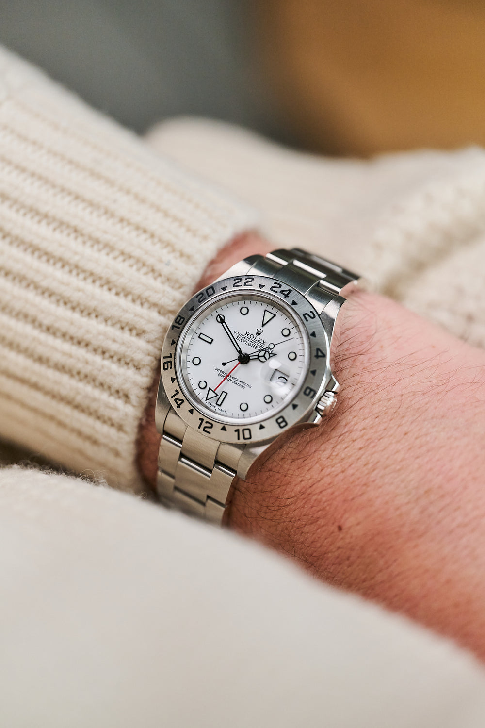 ROLEX EXPLORER II 16570 POLAR 'UNPOLISHED'