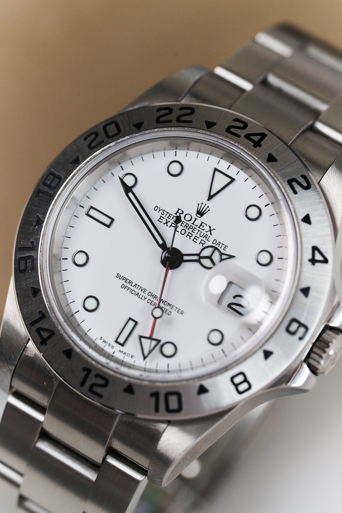 ROLEX EXPLORER II 16570 POLAR 'UNPOLISHED'