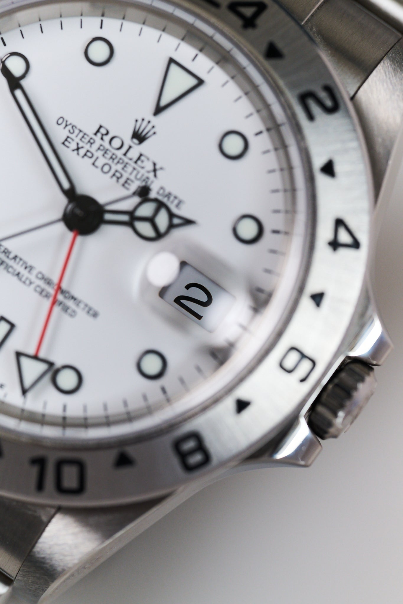 ROLEX EXPLORER II 16570 POLAR 'UNPOLISHED'