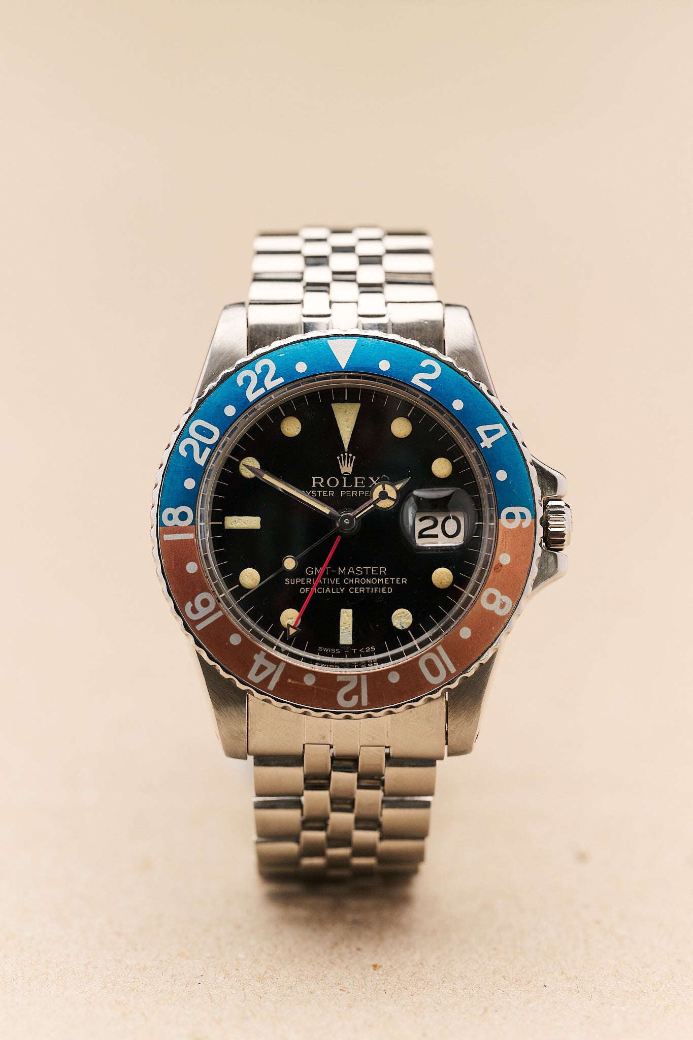 ROLEX GMT-MASTER 1675 'TYPE C' GILT DIAL