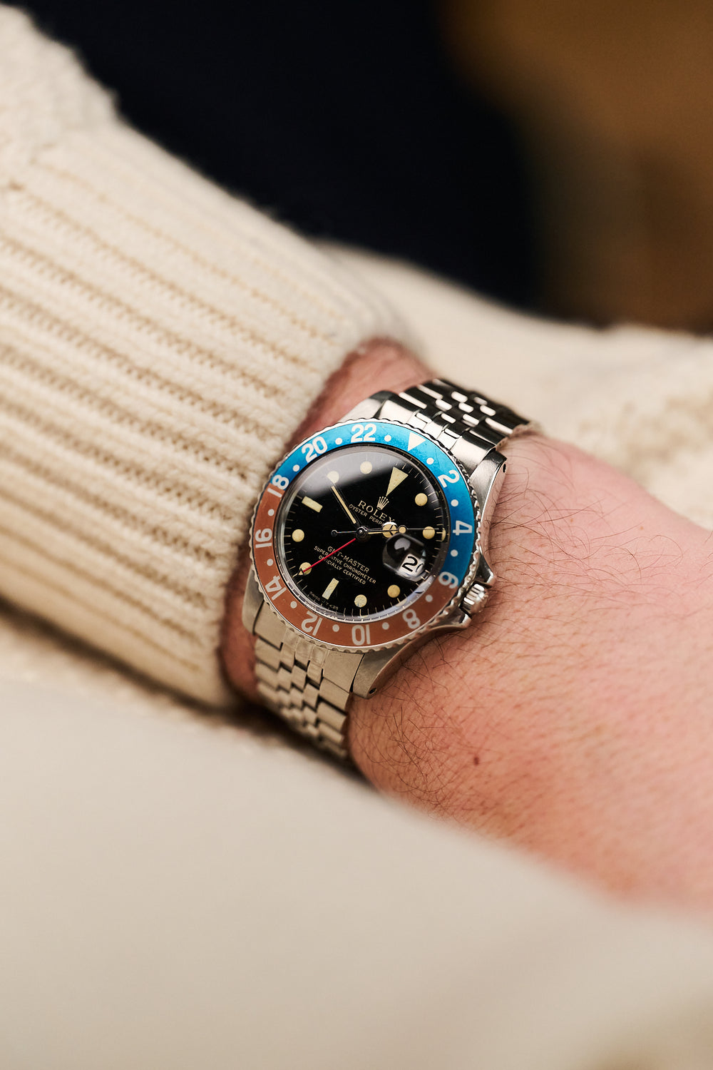 ROLEX GMT-MASTER 1675 'TYPE C' GILT DIAL