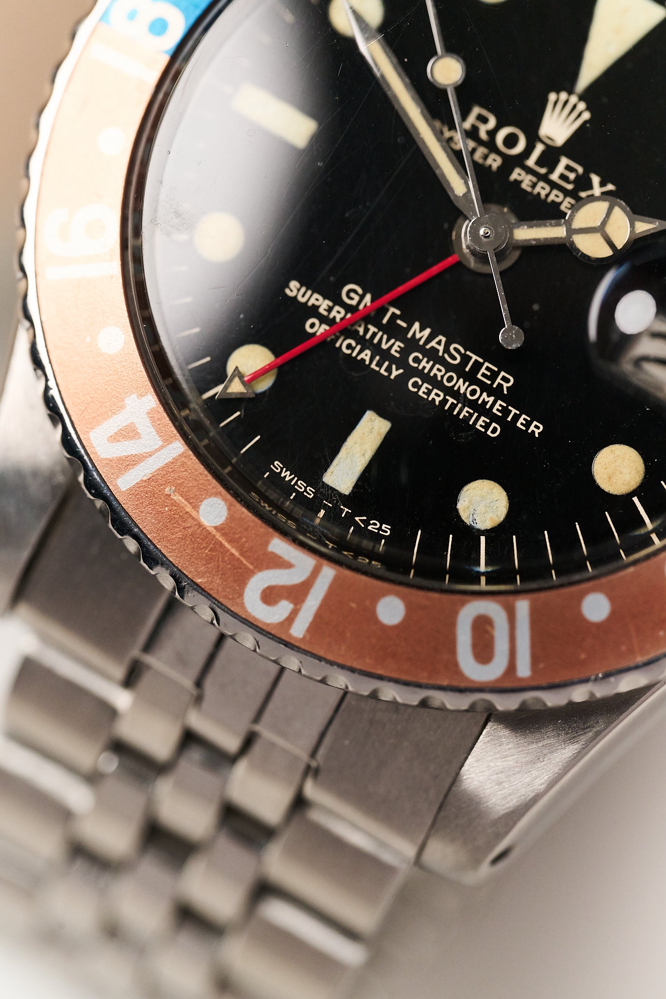 ROLEX GMT-MASTER 1675 'TYPE C' GILT DIAL