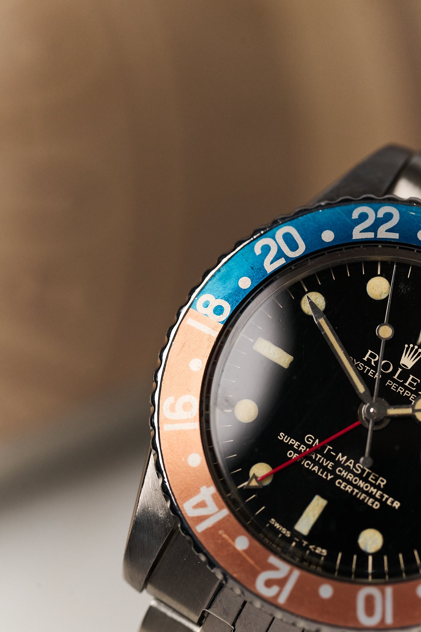 ROLEX GMT-MASTER 1675 'TYPE C' GILT DIAL